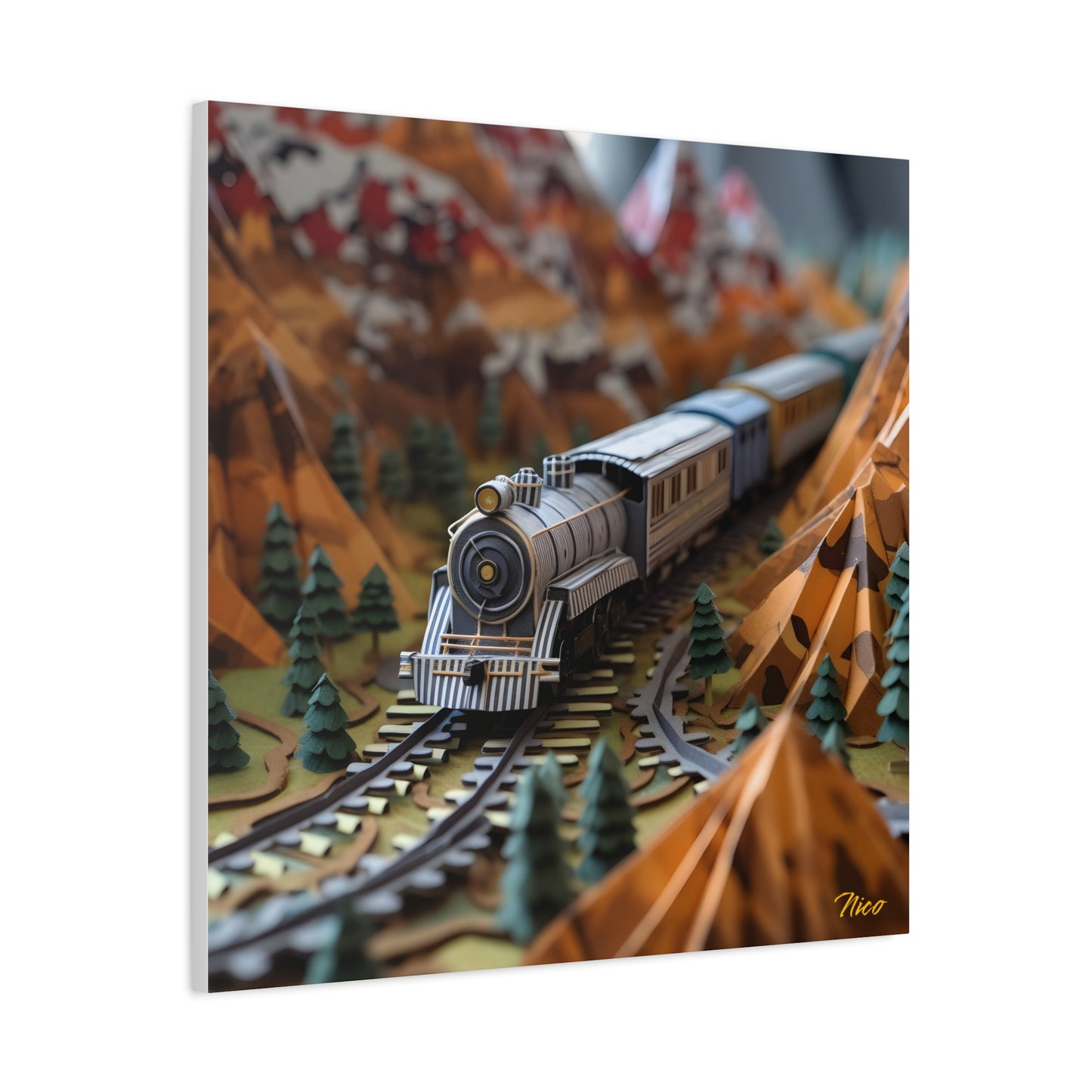 Orient Express Series Print #5 - Streched Matte Canvas Print, 1.25" Thick