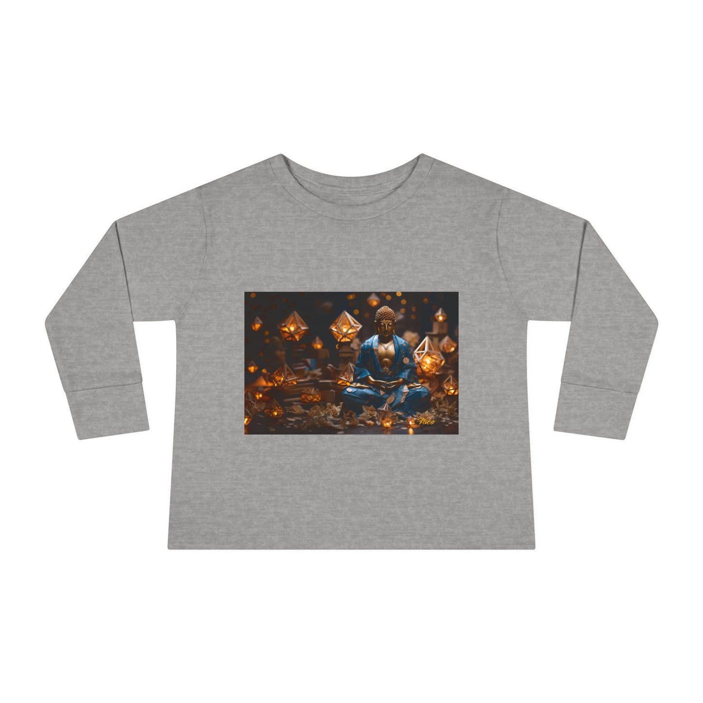 Ascending Buddha Series Print #3 Toddler Long Sleeve Tee