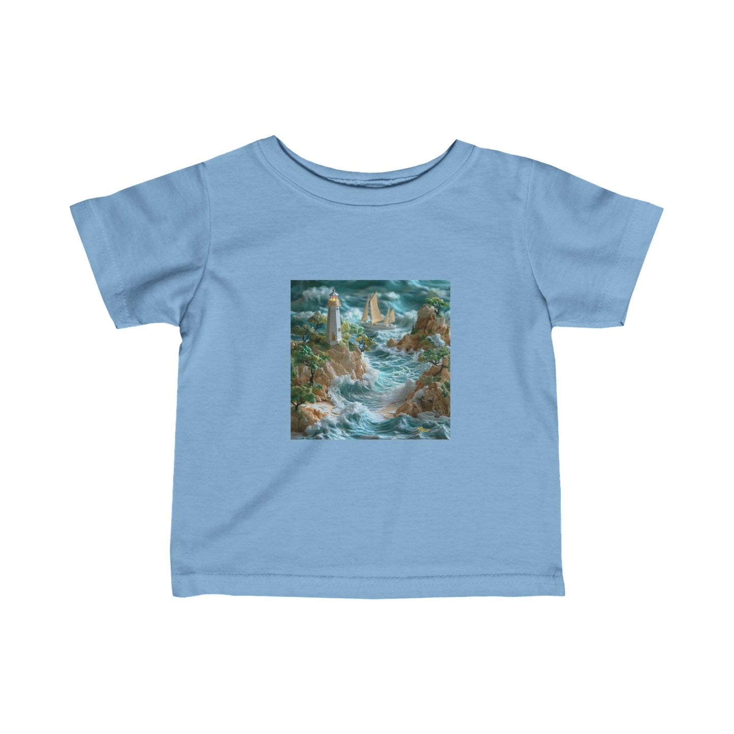 By The Seaside Series Print #9 Infant Fine Jersey Tee