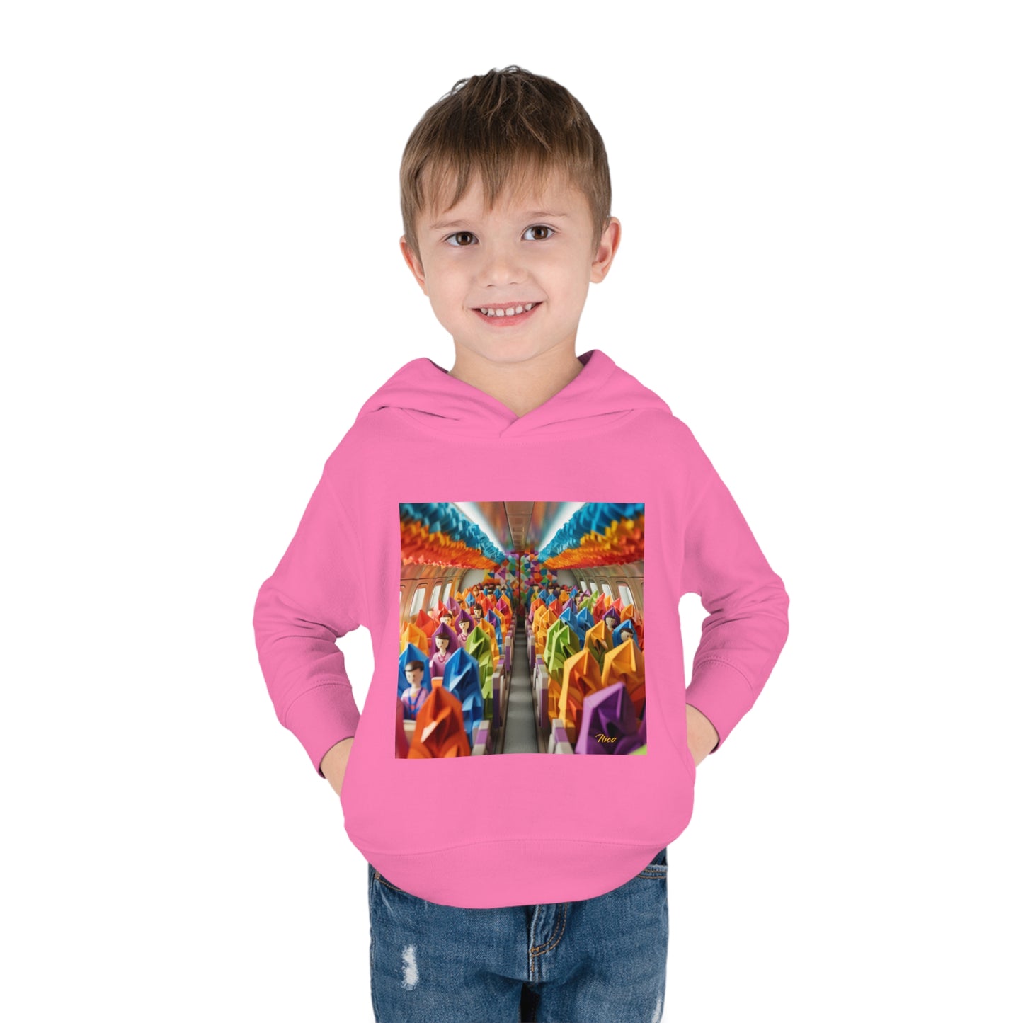 Frequent Flyer Miles Series Print #8 Toddler Pullover Fleece Hoodie