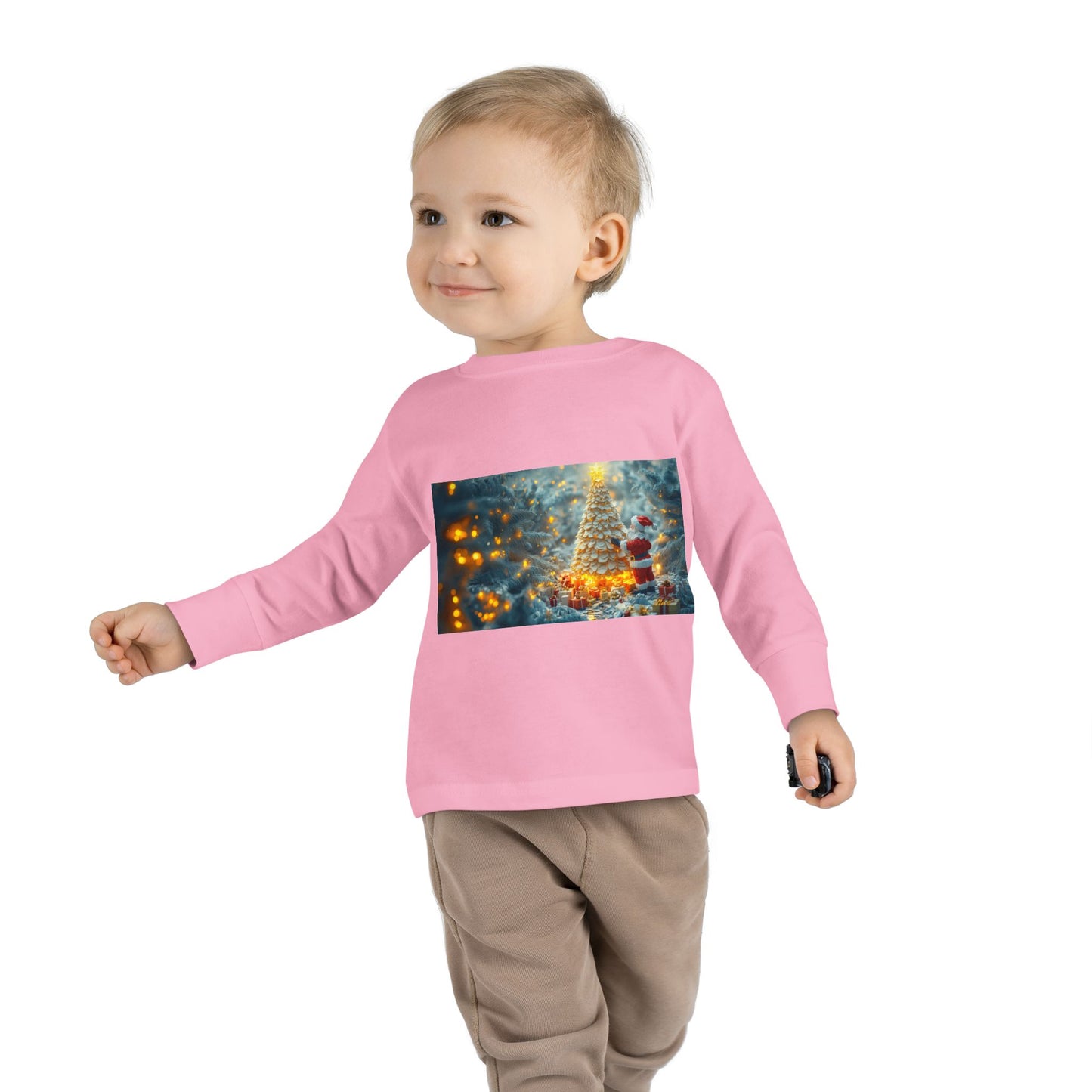 Chirstmas 2024 Series Print #10 Toddler Long Sleeve Tee