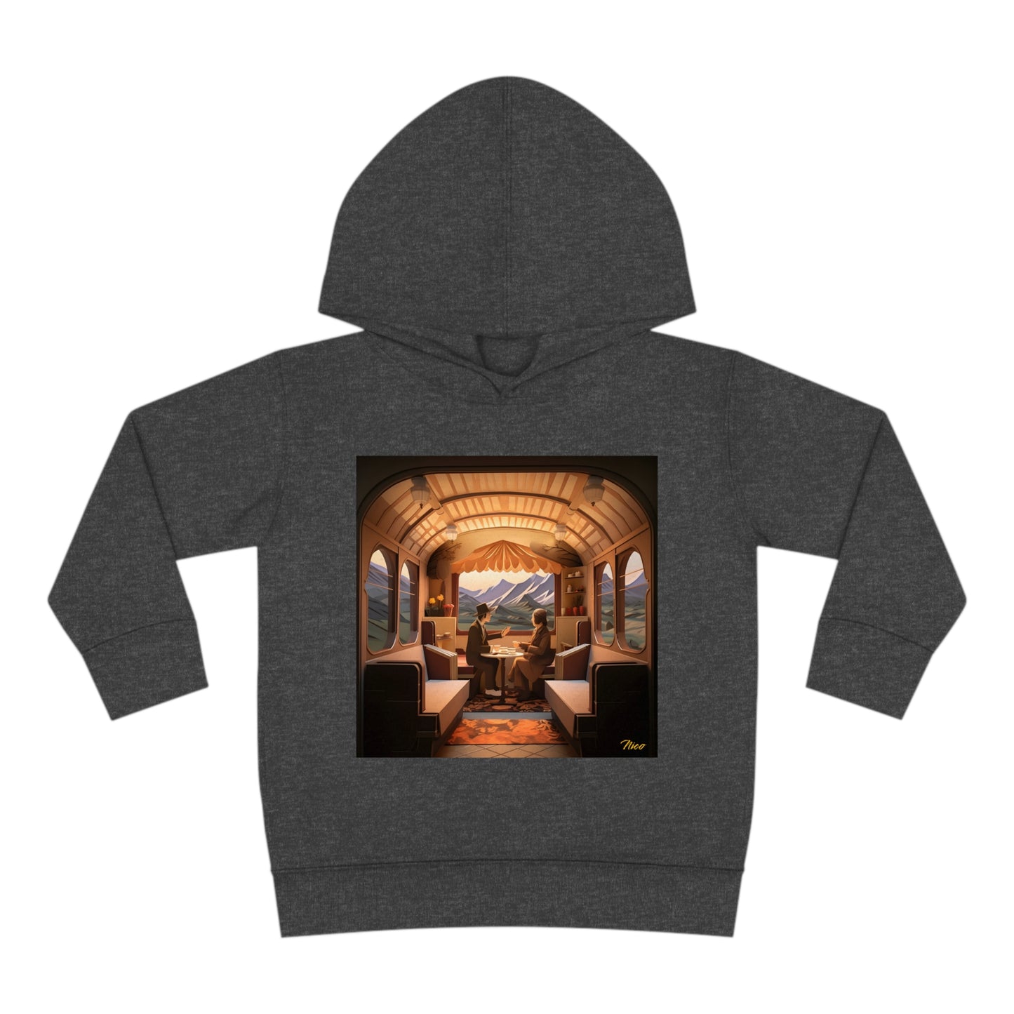 Orient Express Series Print #10 Toddler Pullover Fleece Hoodie