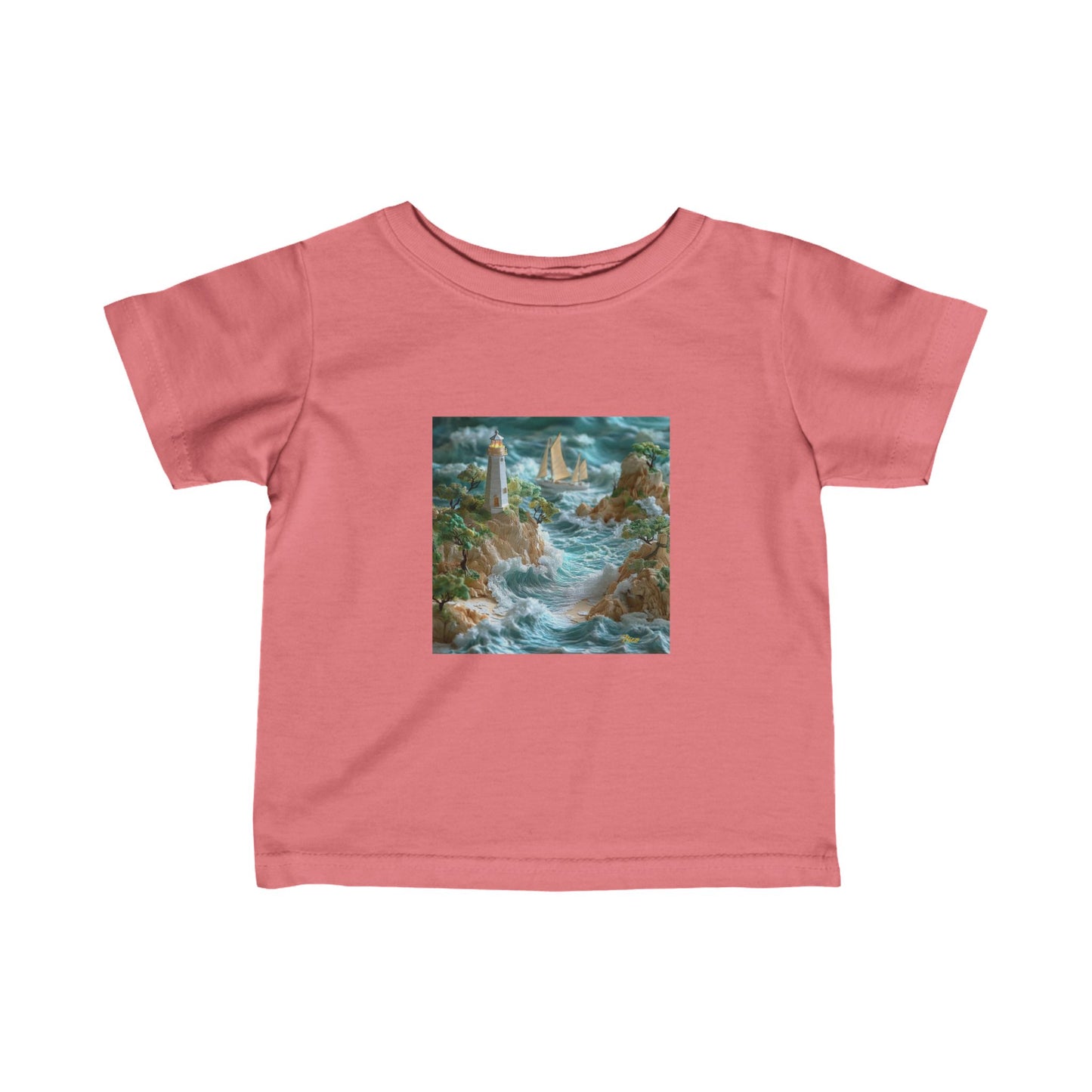 By The Seaside Series Print #9 Infant Fine Jersey Tee