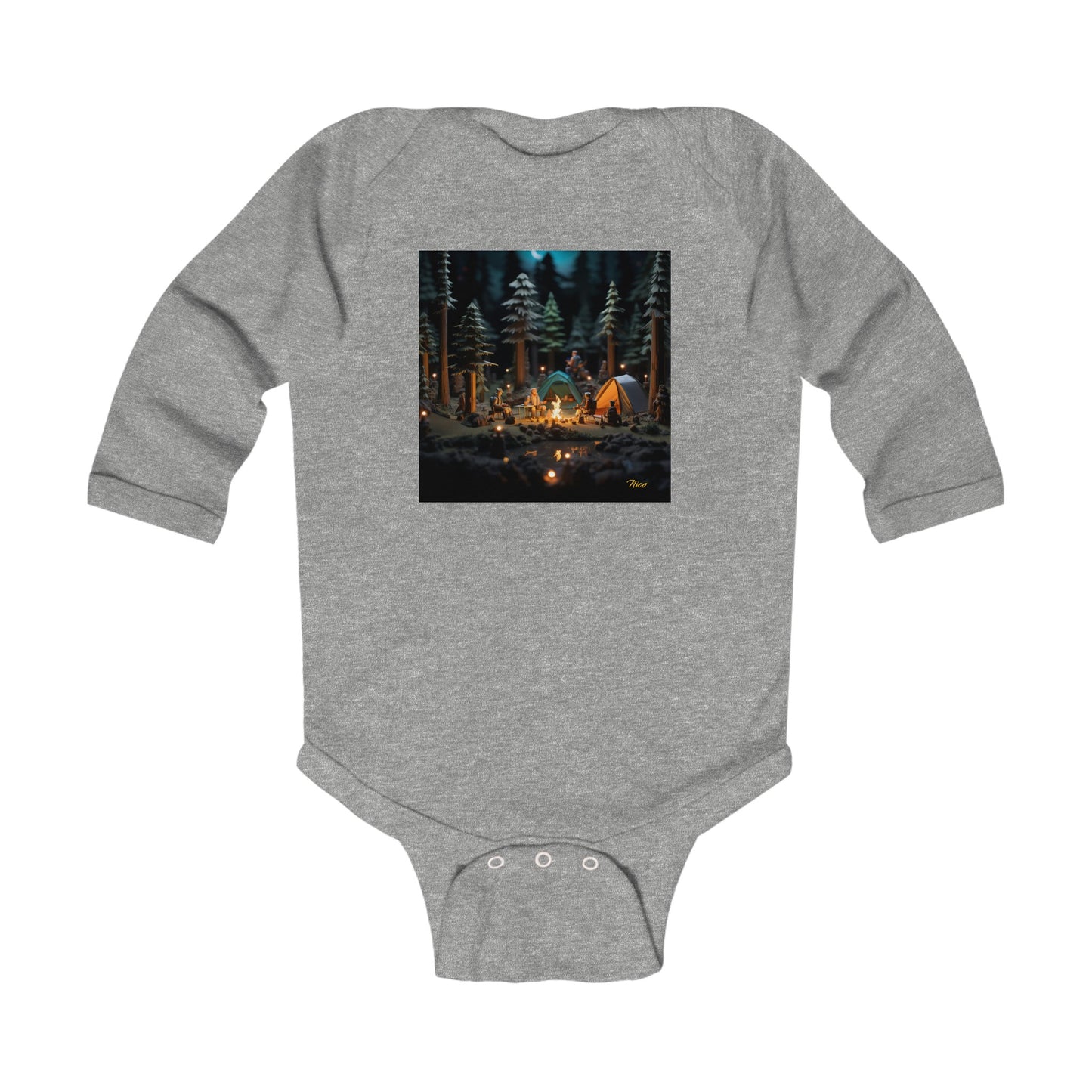 Under The Starry Skies Series Print #3 Infant Long Sleeve Bodysuit