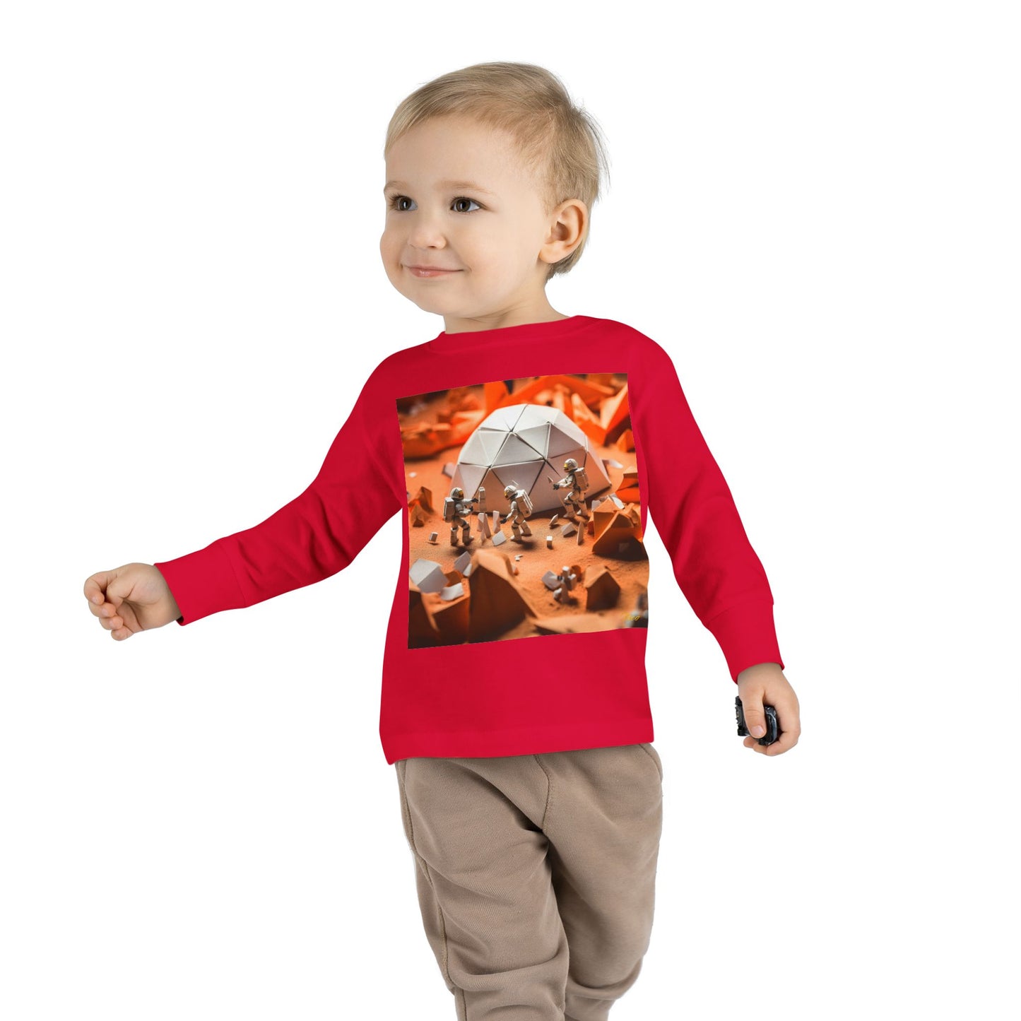 Elons' Dream Series Print #8 Toddler Long Sleeve Tee