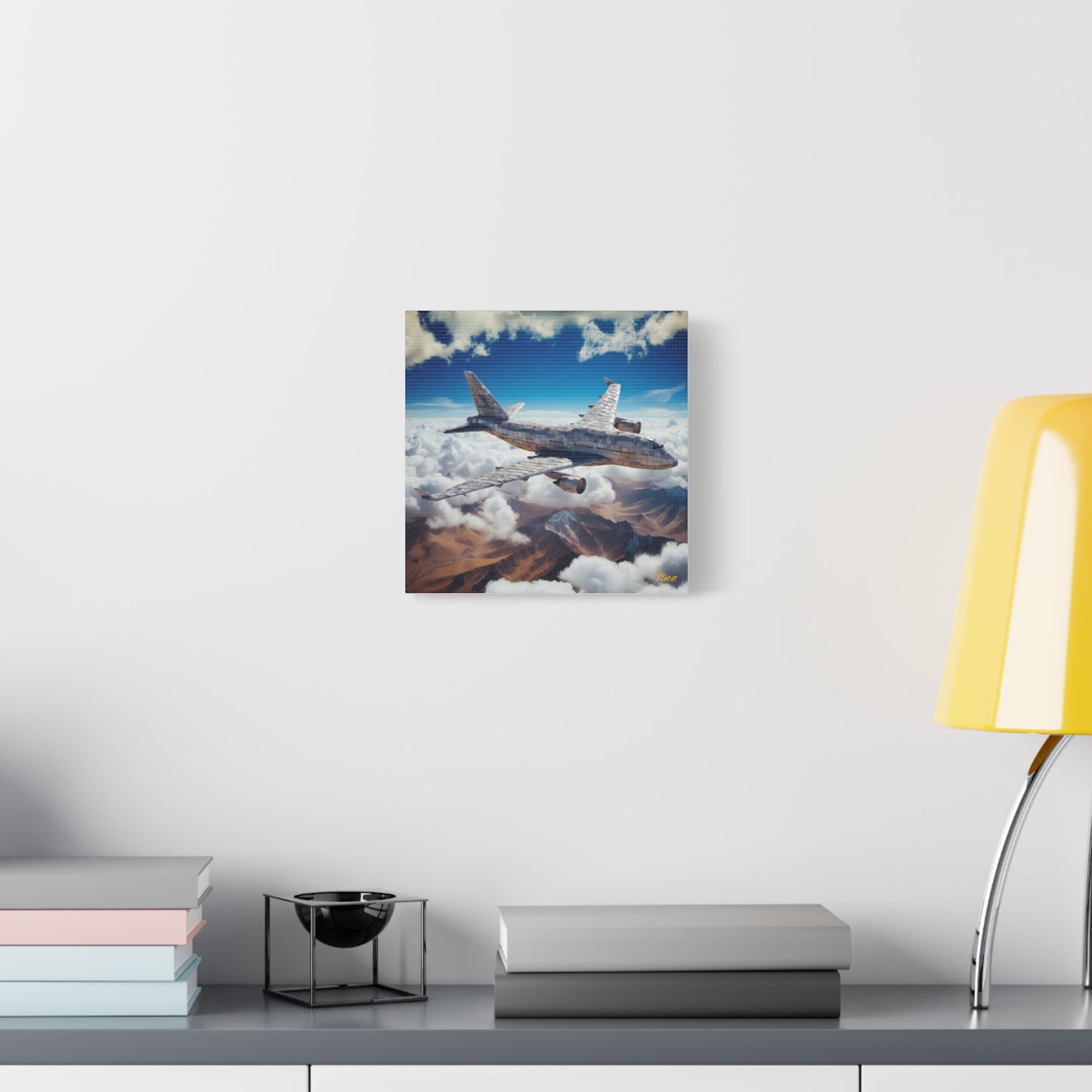 Frequent Flyer Miles Series Print #9 - Streched Matte Canvas Print, 1.25" Thick