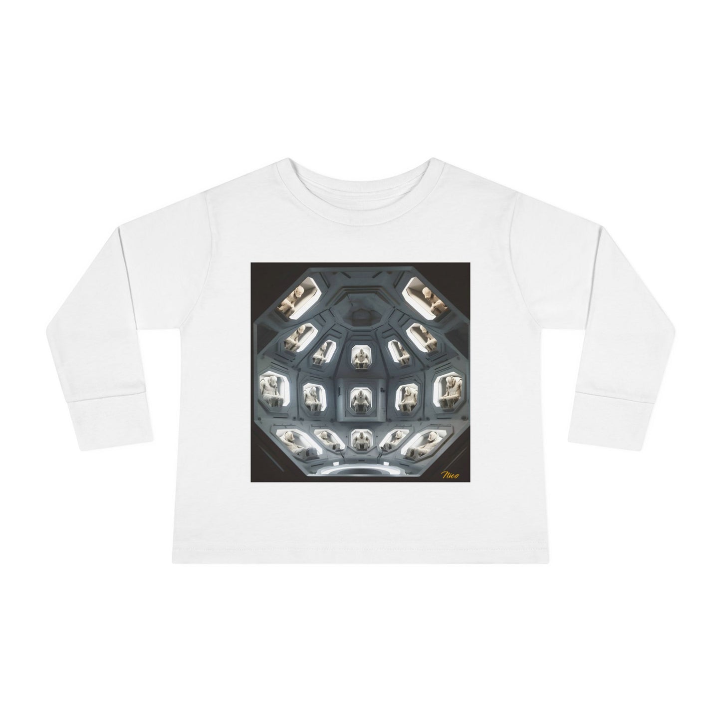 Elons' Dream Series Print #2 Toddler Long Sleeve Tee