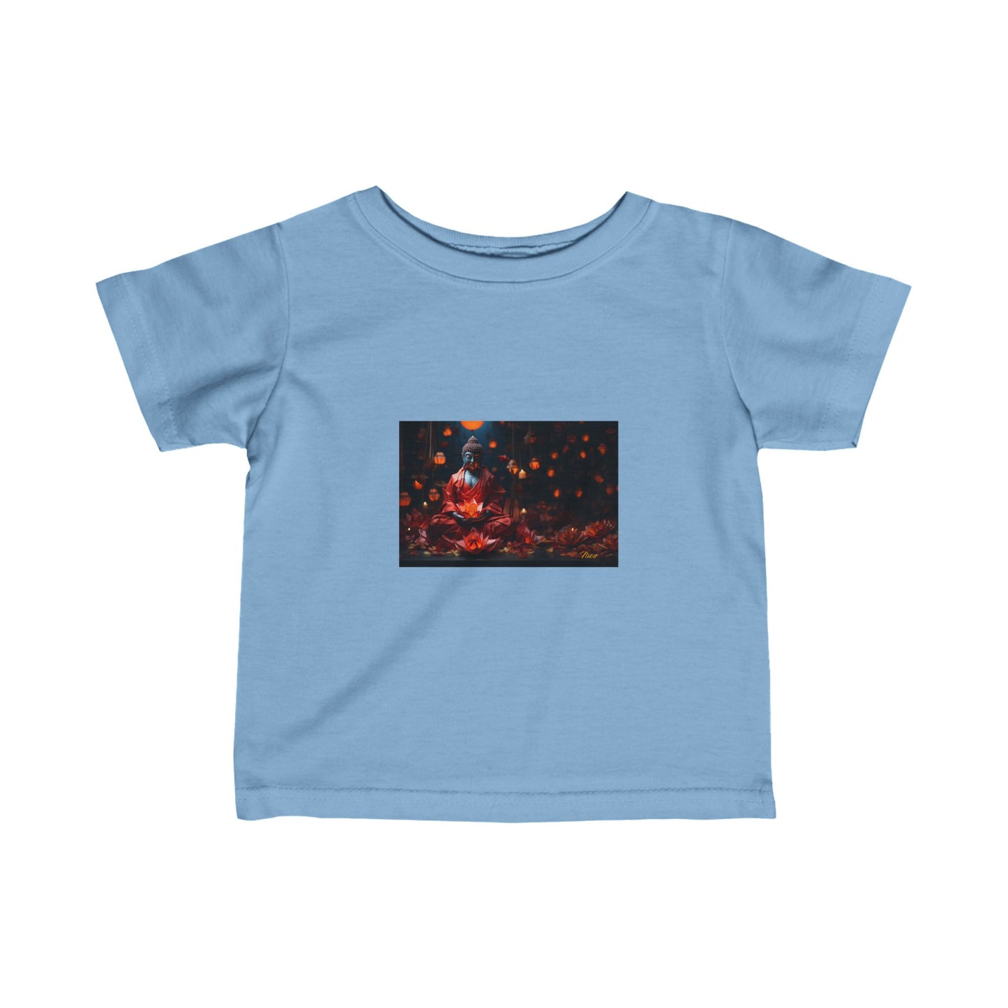 Ascending Buddah Series Print #2 Series Print #10 Infant Fine Jersey Tee