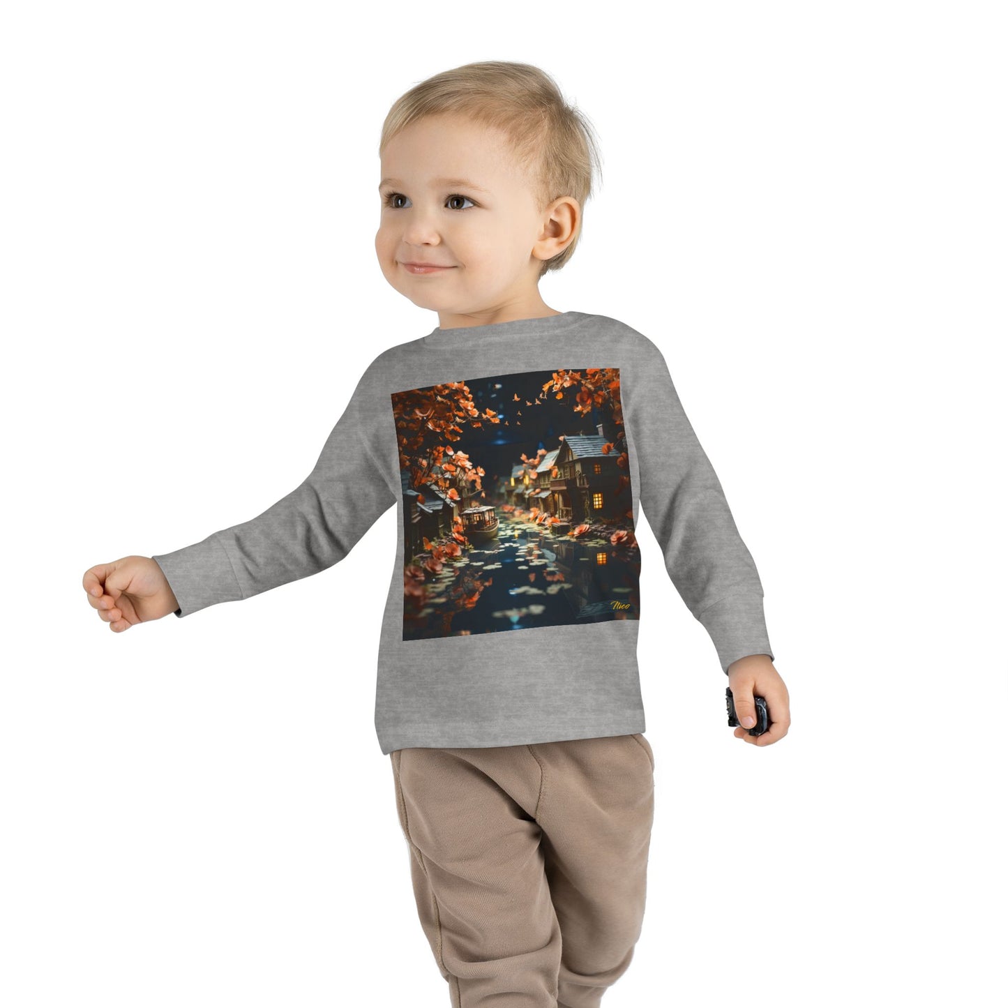 Born On A Bayou Series Print #7 Toddler Long Sleeve Tee