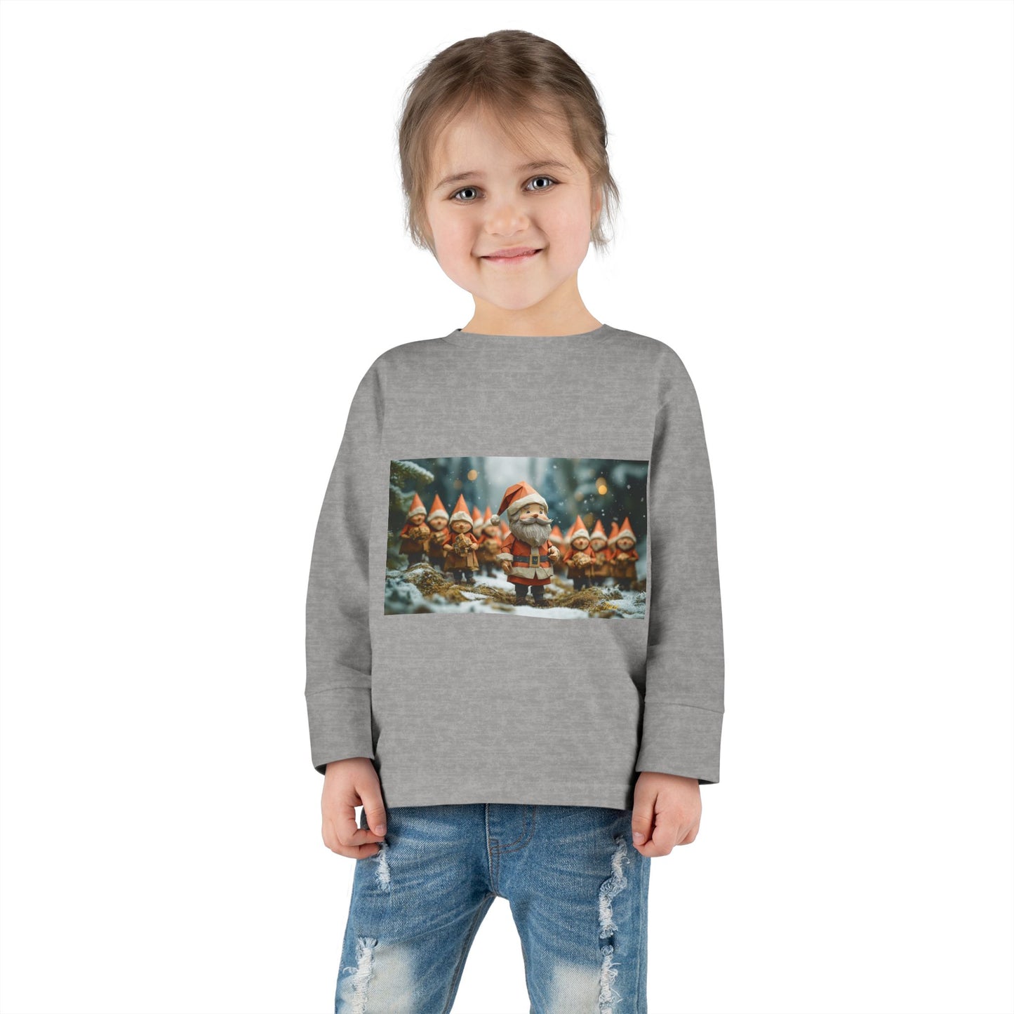 Chirstmas 2024 Series Print #4 Toddler Long Sleeve Tee