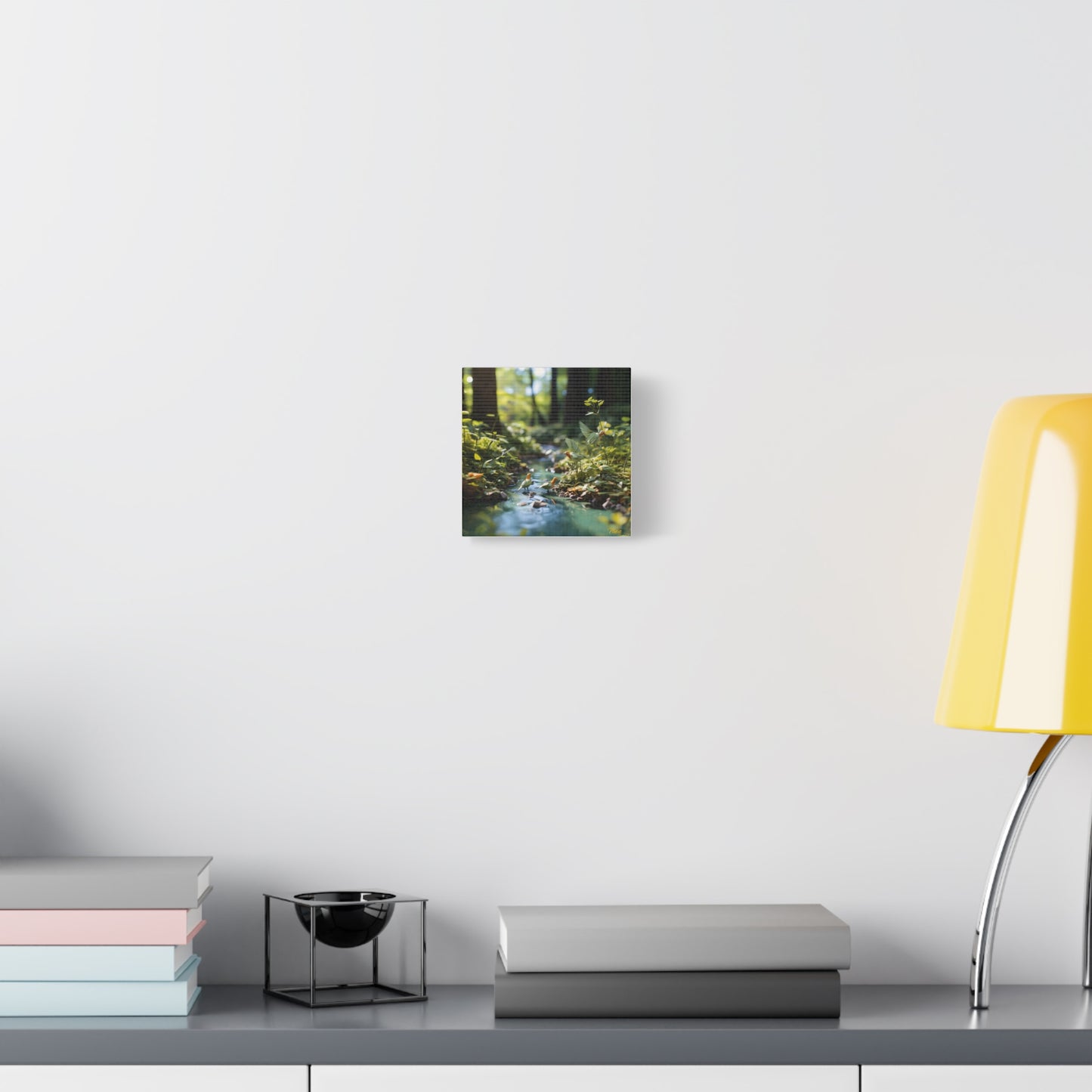 Relaxing By The Brook Series Print #8 - Streched Matte Canvas Print, 1.25" Thick