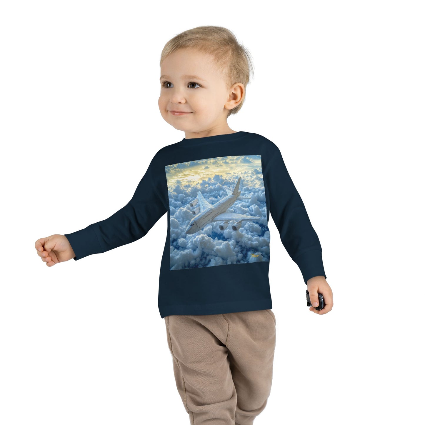 Big Ol' Jet Airliner Series Print #10 Toddler Long Sleeve Tee