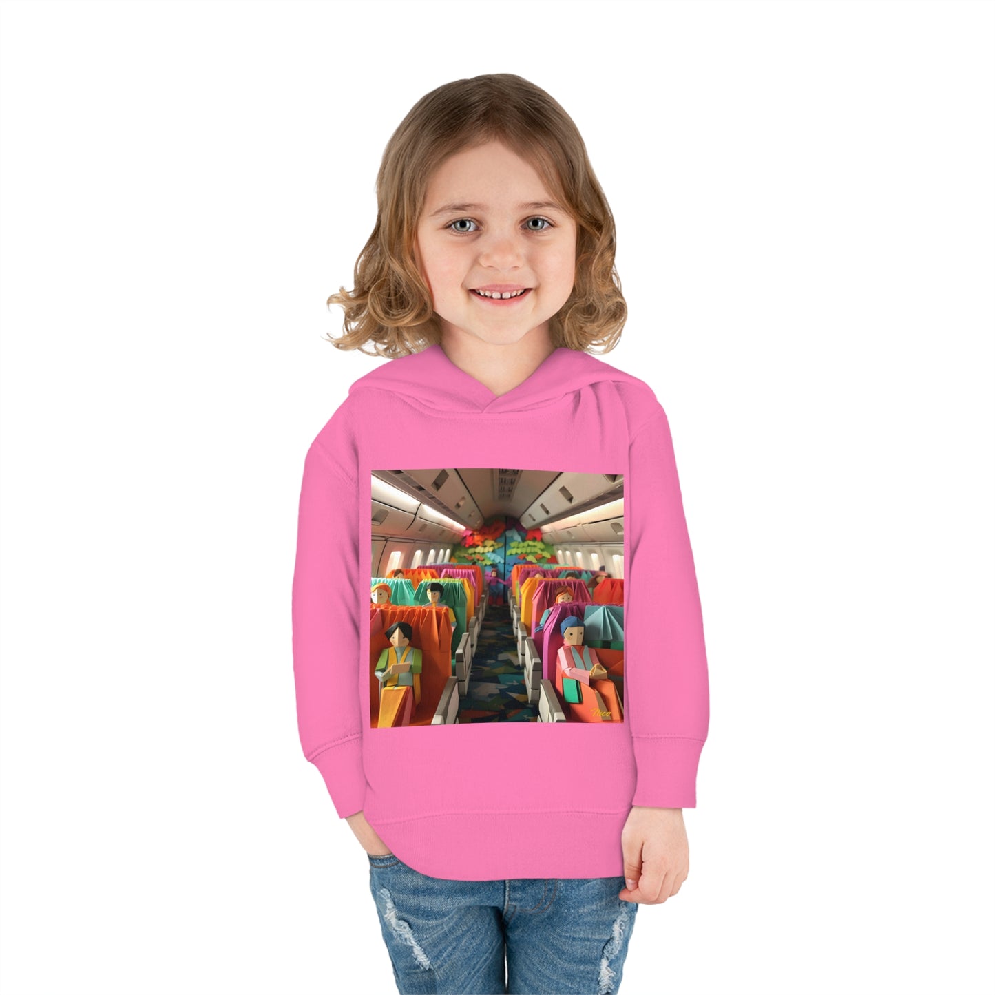 Frequent Flyer Miles Series Print #2 Toddler Pullover Fleece Hoodie