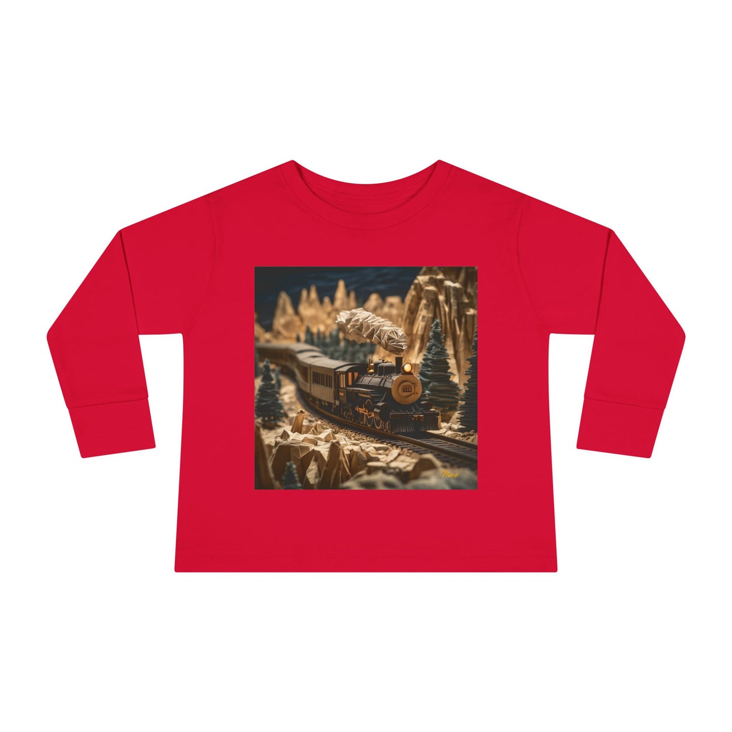 Orient Express Series Print #1 Toddler Long Sleeve Tee