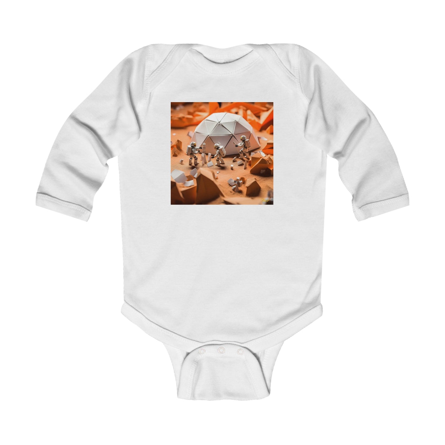 Elons' Dream Series Print #8 Infant Long Sleeve Bodysuit