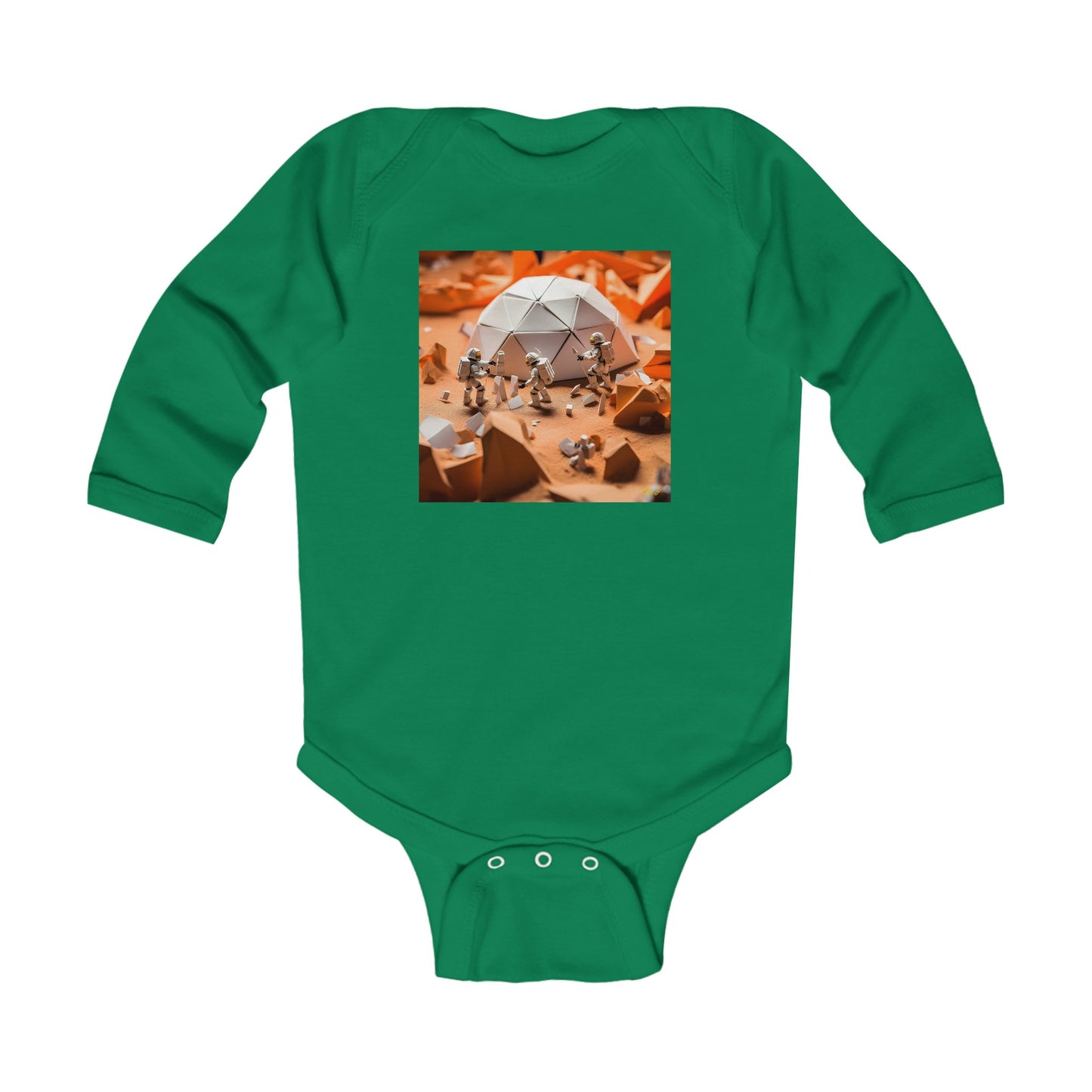 Elons' Dream Series Print #8 Infant Long Sleeve Bodysuit