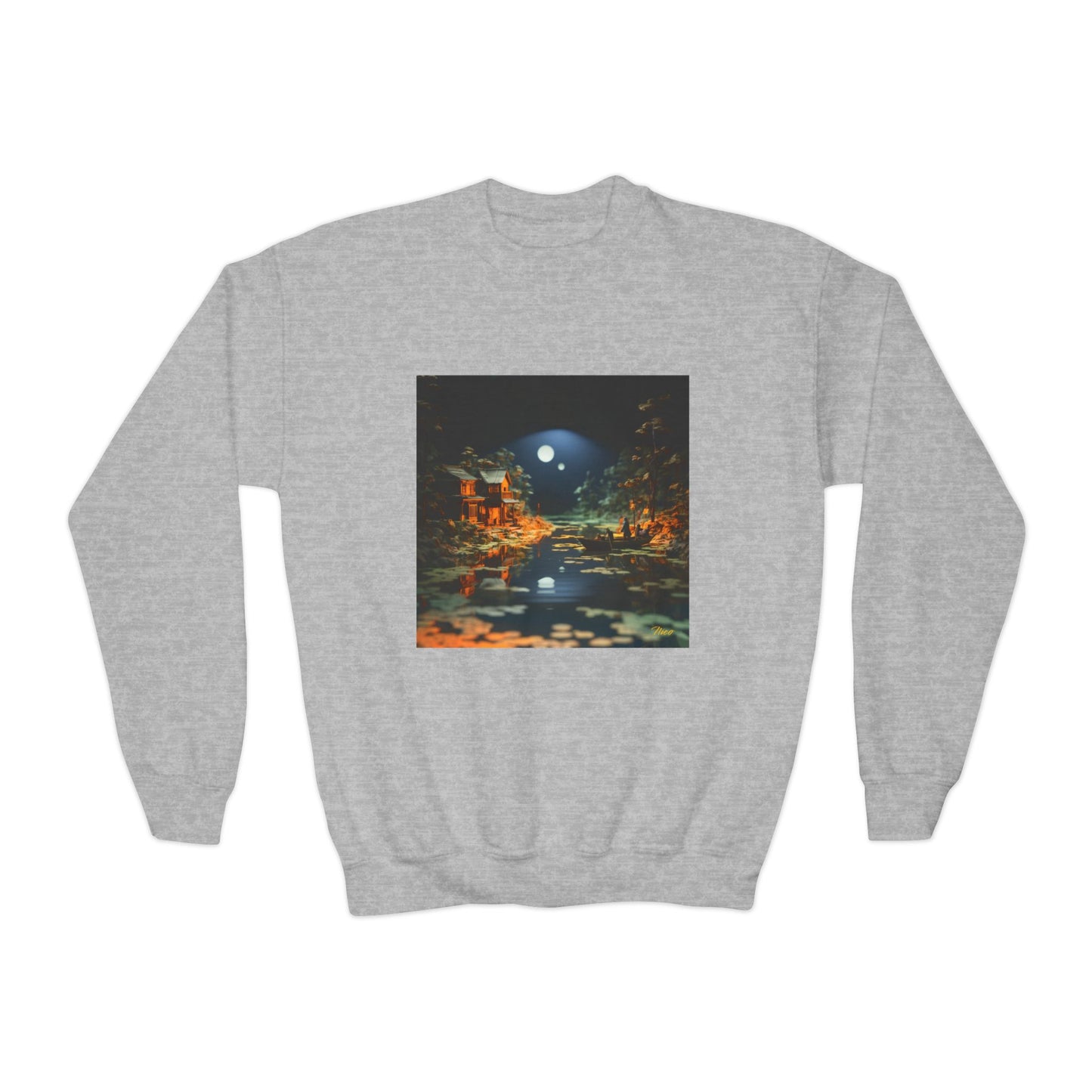 Born On A Bayou Series Print #3 Youth Crewneck Sweatshirt