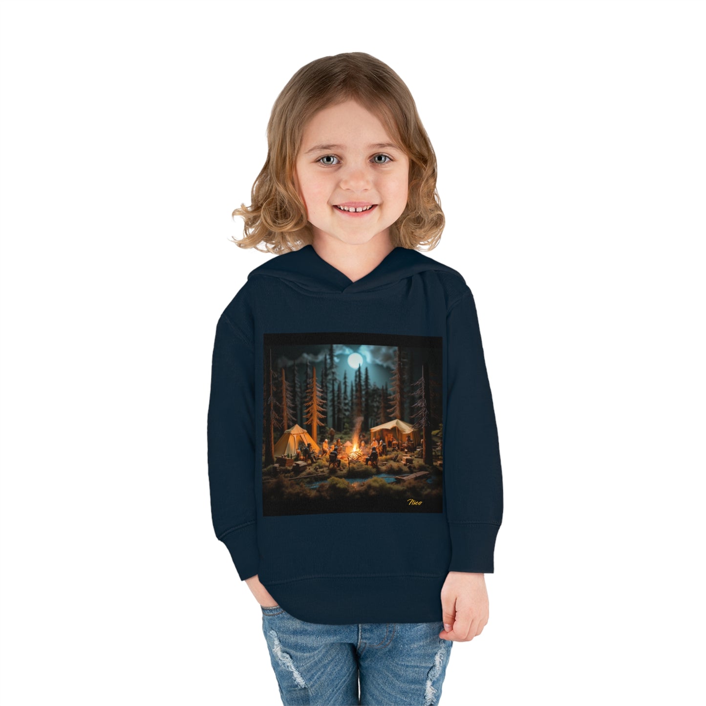 Under The Starry Skies Series Print #8 Toddler Pullover Fleece Hoodie