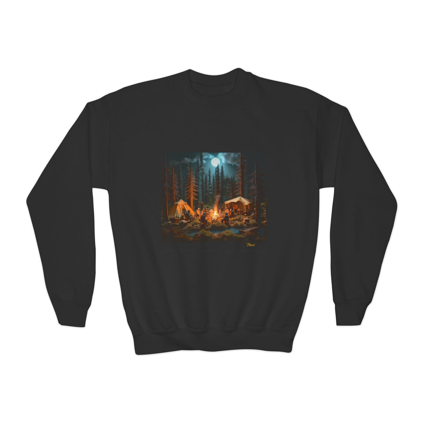 Under The Starry Skies Series Print #8 Youth Crewneck Sweatshirt