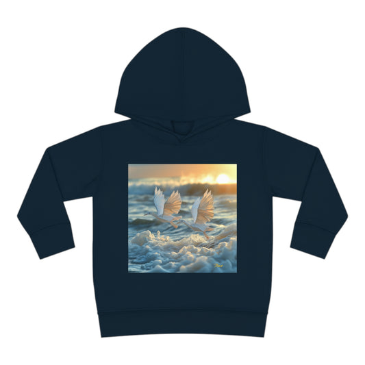 By The Seaside Series Print #5 Toddler Pullover Fleece Hoodie