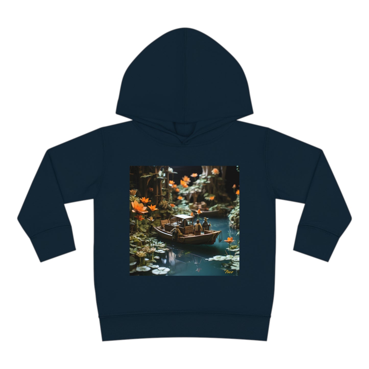 Born On A Bayou Series Print #4 Toddler Pullover Fleece Hoodie