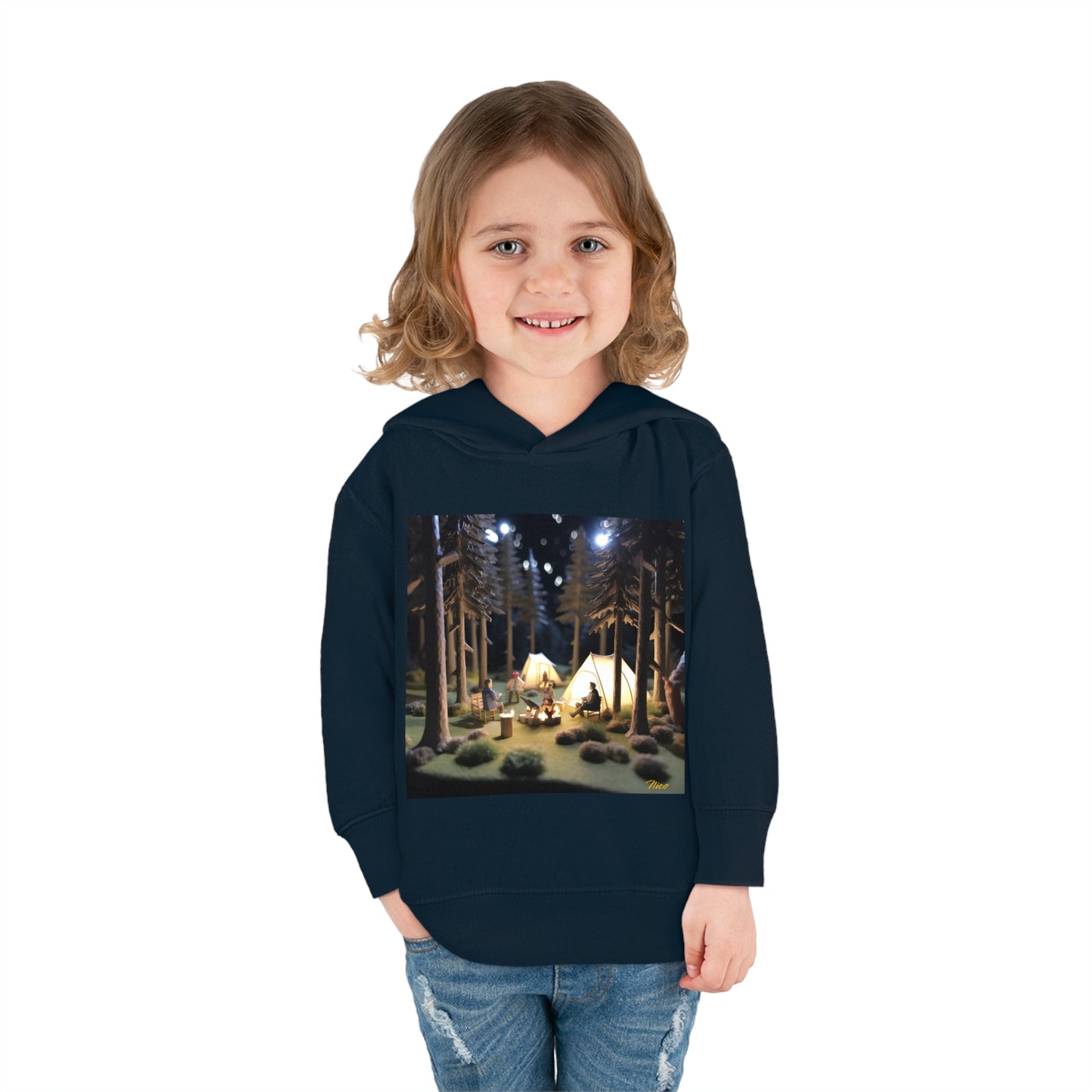 Under The Starry Skies Series Print #7 Toddler Pullover Fleece Hoodie