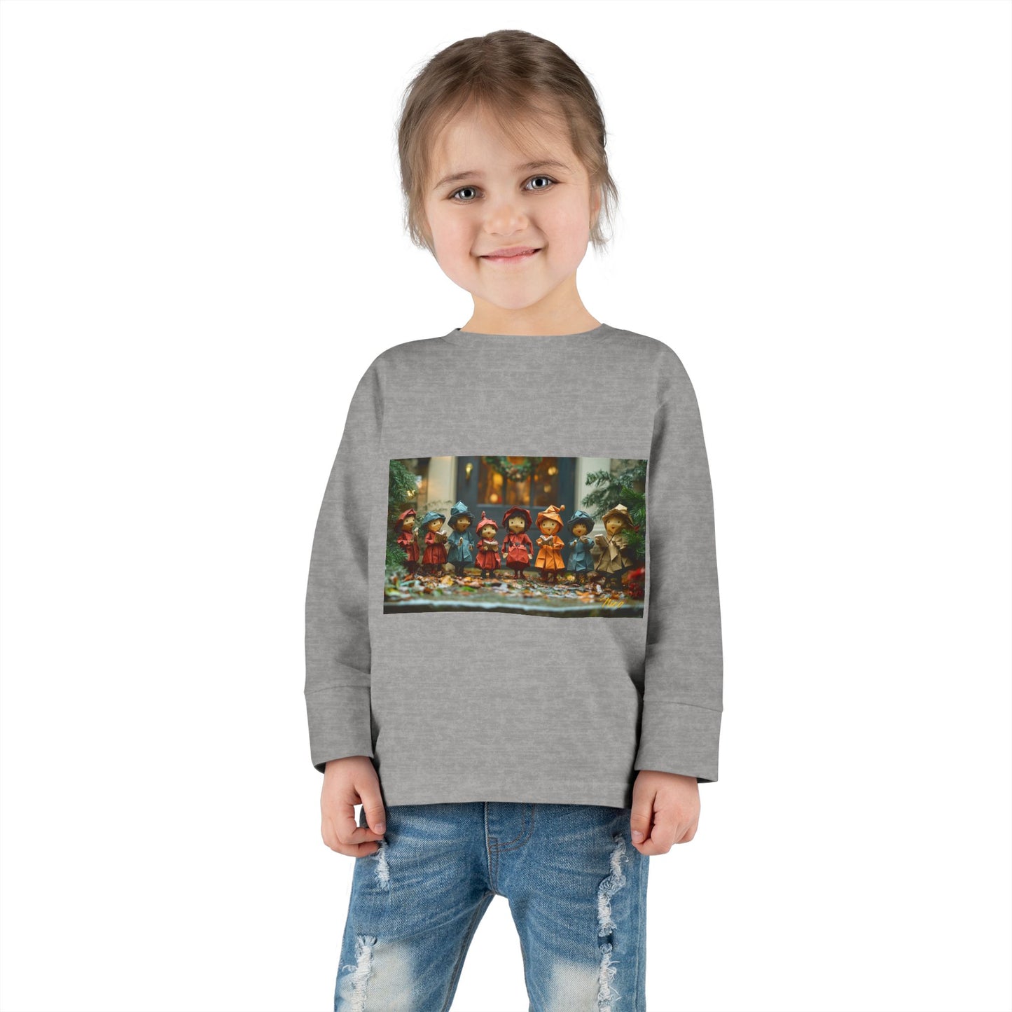 Chirstmas 2024 Series Print #12 Toddler Long Sleeve Tee