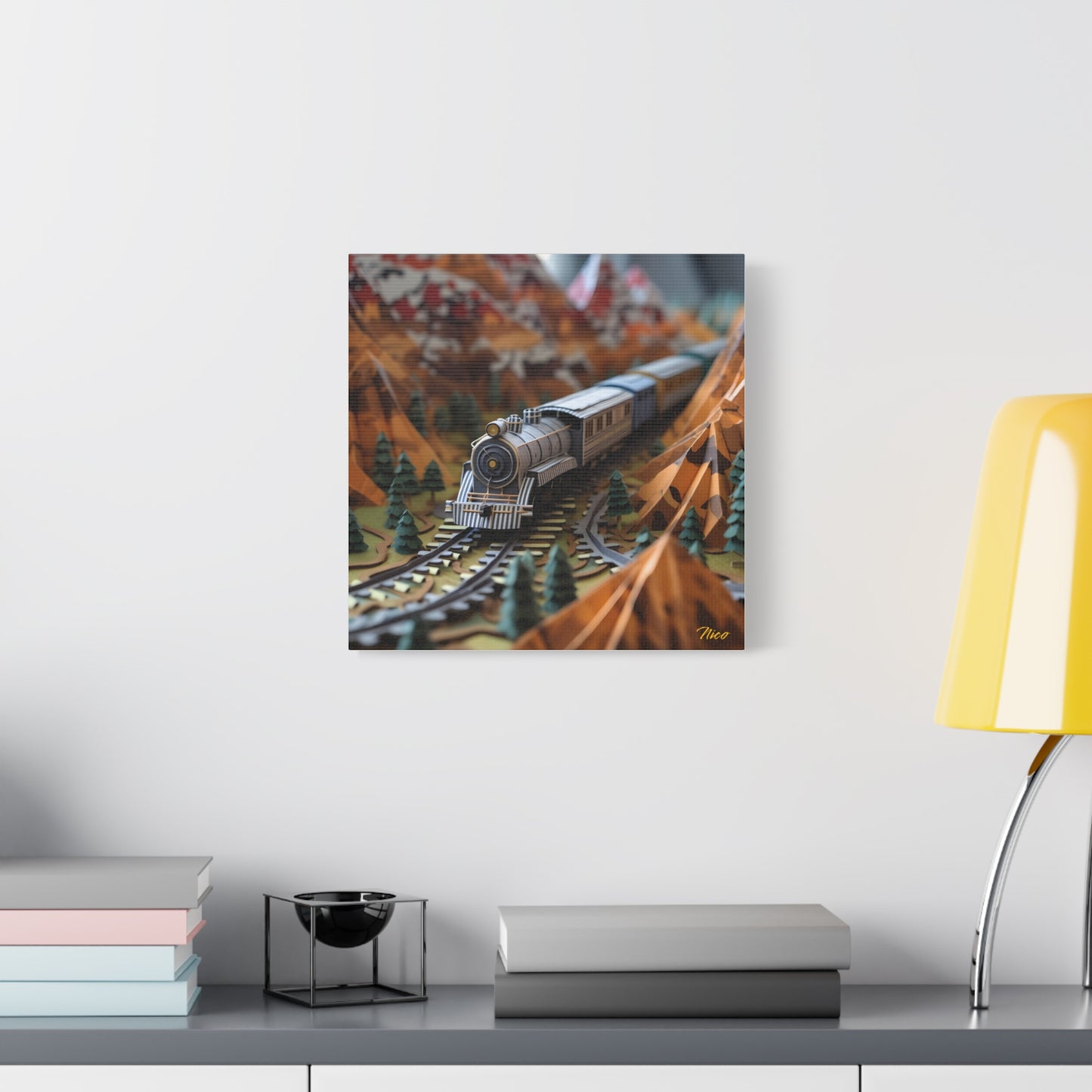 Orient Express Series Print #5 - Streched Matte Canvas Print, 1.25" Thick