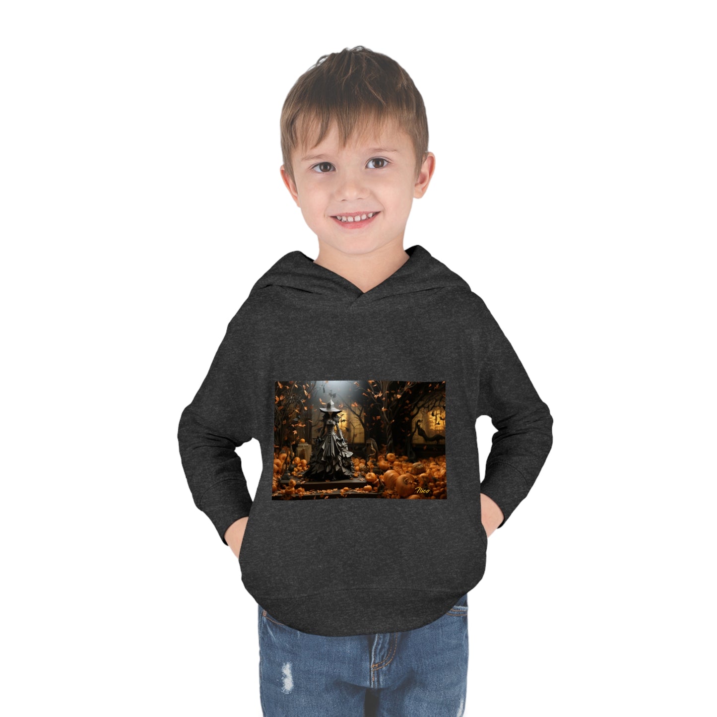 Halloween 2024 Series Print #10 Toddler Pullover Fleece Hoodie