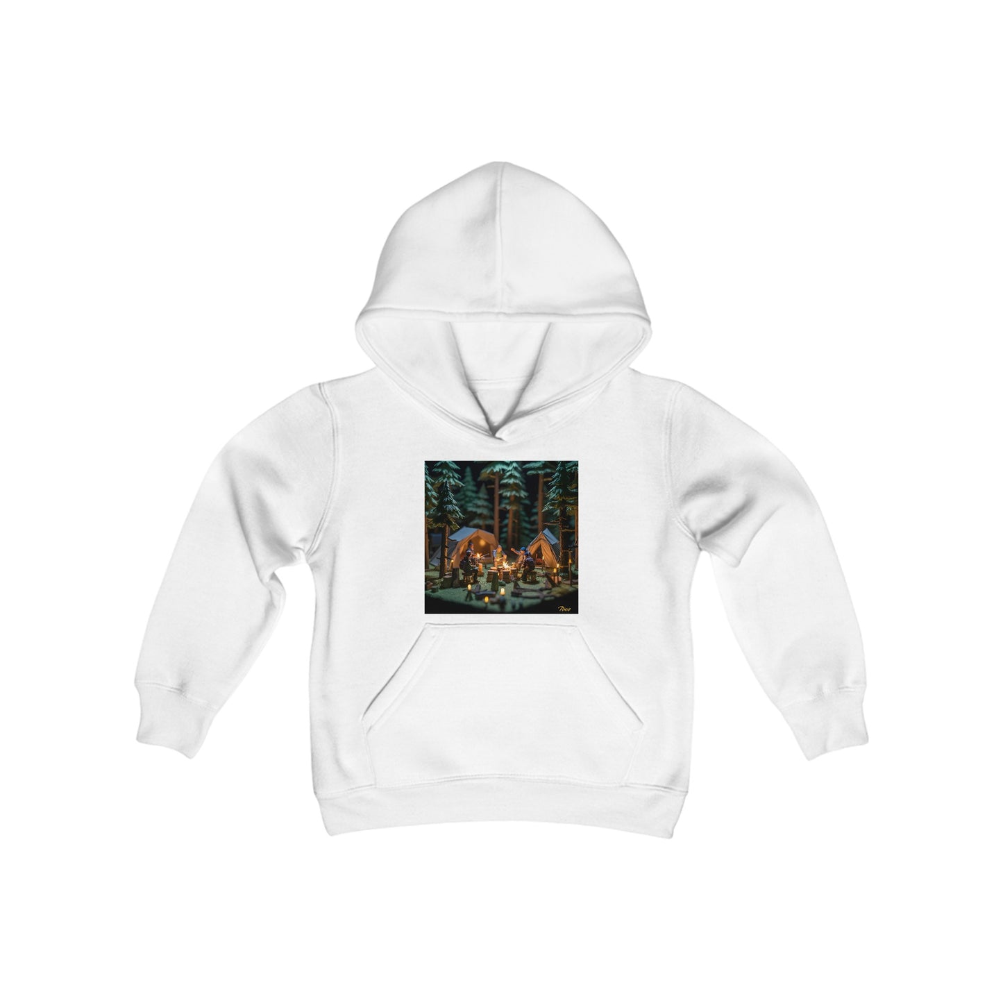 Under The Starry Skies Series Print #10 Youth Heavy Blend Hooded Sweatshirt