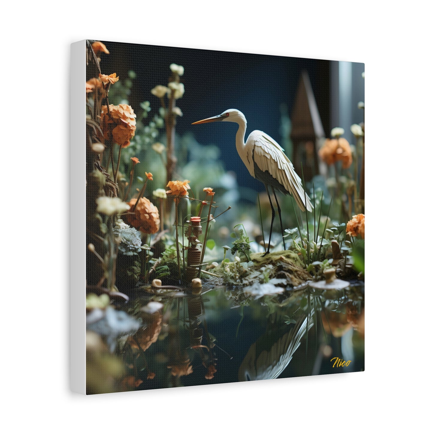 Born On A Bayou Print #1 - Streached Matte Canvas Print, 1.25" Thick