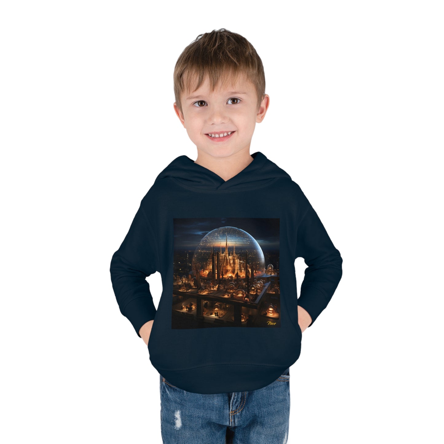 Elons' Dream Series Print #10 Toddler Pullover Fleece Hoodie