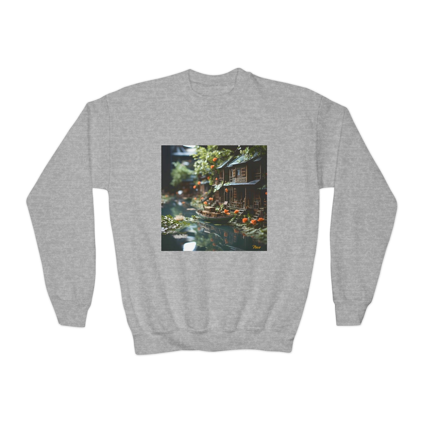 Born On A Bayou Series Print #9 Youth Crewneck Sweatshirt