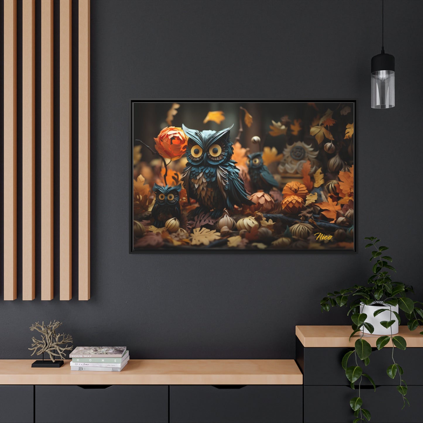 Halloween 2023 Series Print #8 - Black Framed Canvas Print