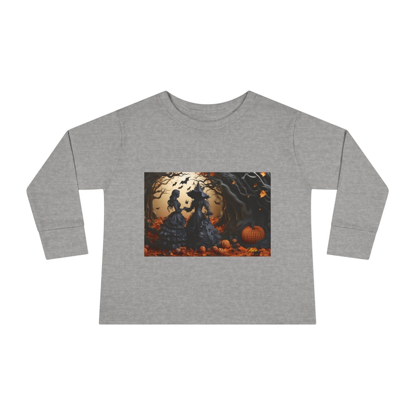 Halloween 2024 Series Print #9 Toddler Long Sleeve Tee