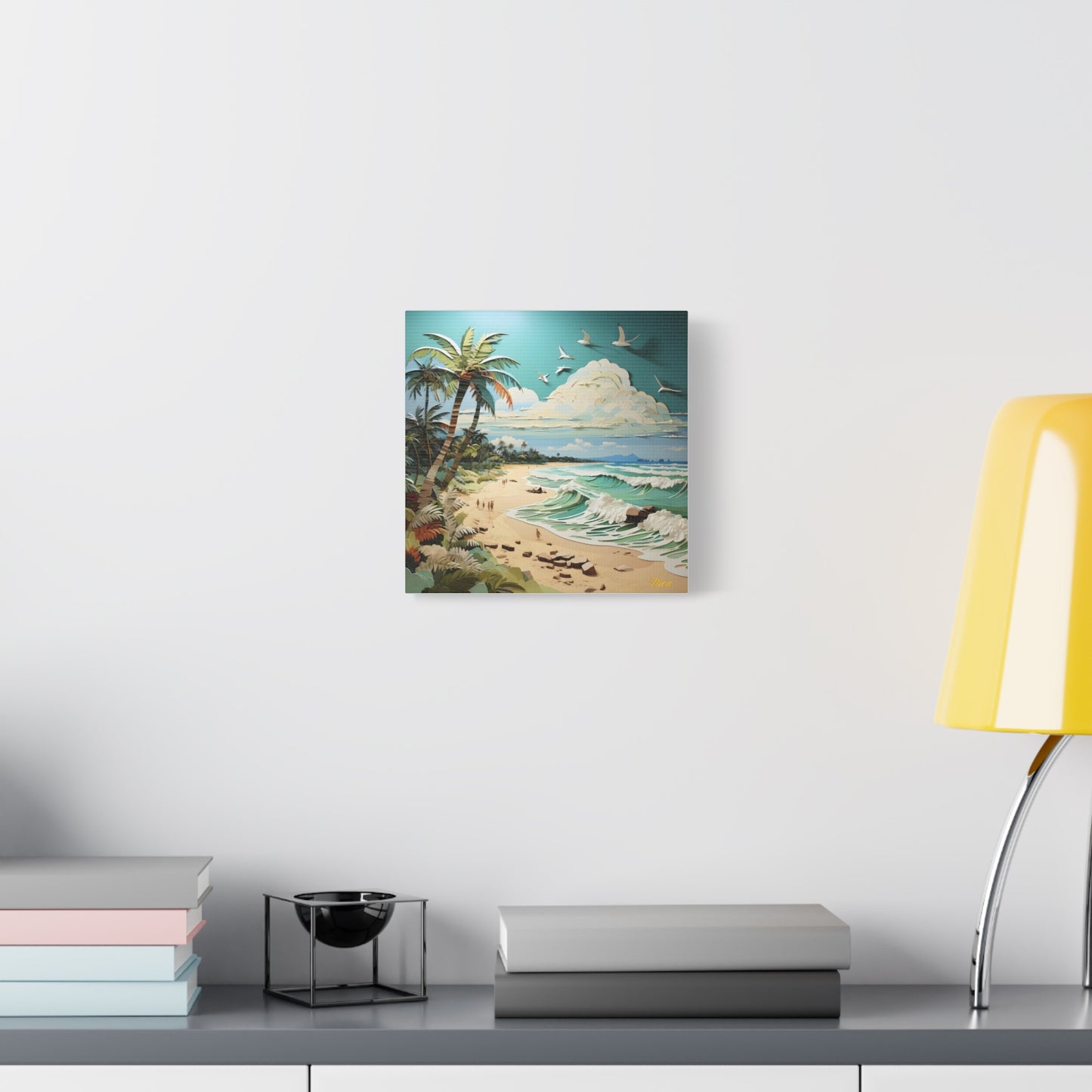 By The Seaside Series Print #2 - Streched Matte Canvas Print, 1.25" Thick