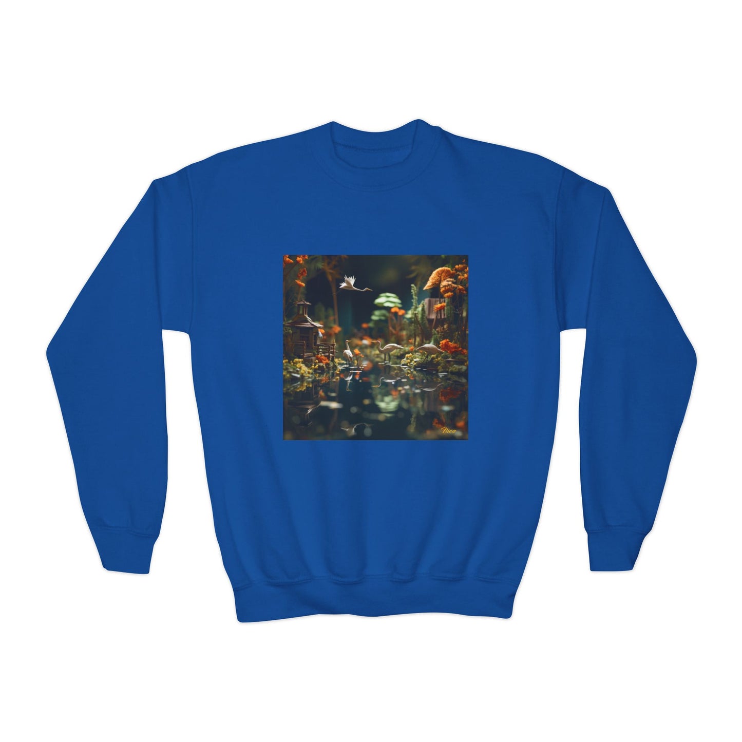 Born On A Bayou Series Print #6 Youth Crewneck Sweatshirt