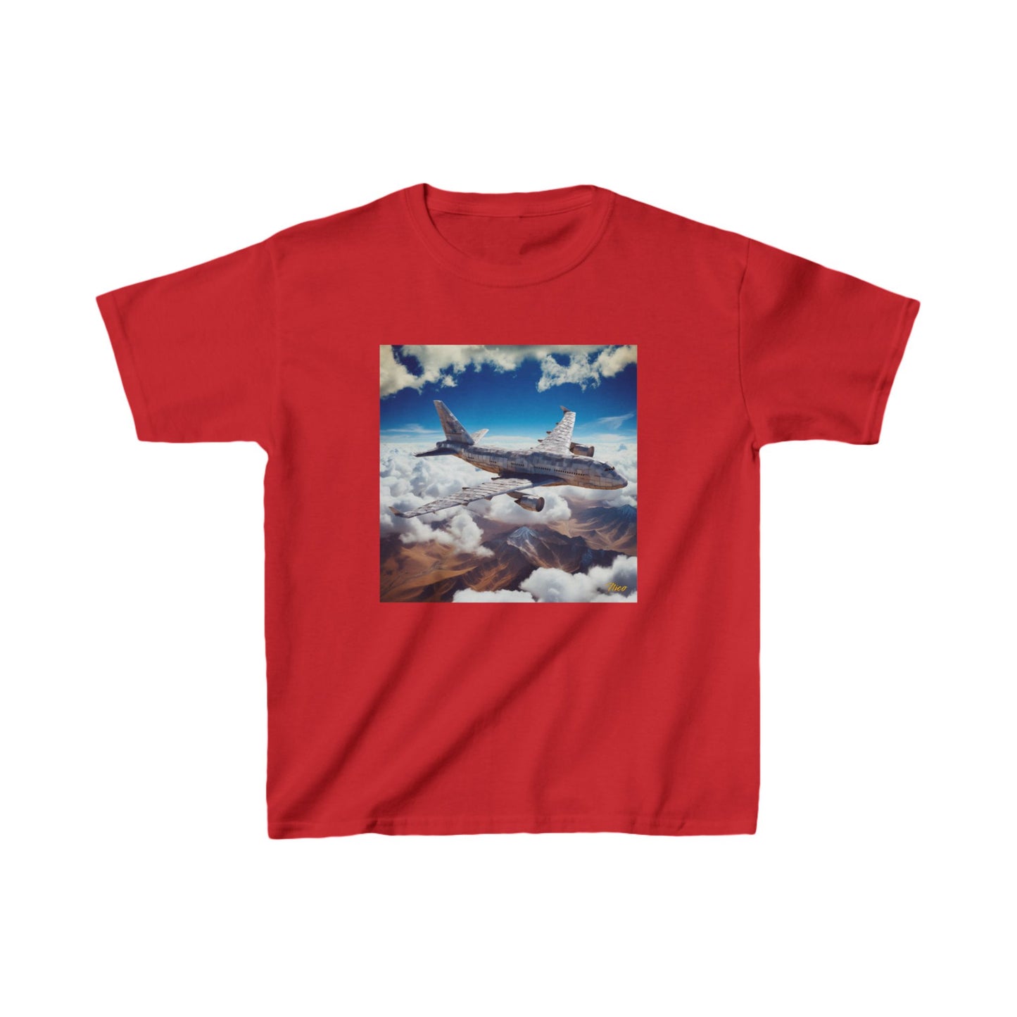 Frequent Flyer Miles Series Print #9 Kids Heavy Cotton™ Tee