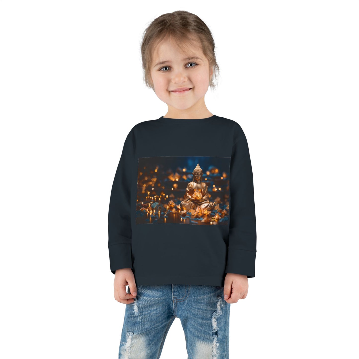 Ascending Buddha Series Print #10 Toddler Long Sleeve Tee