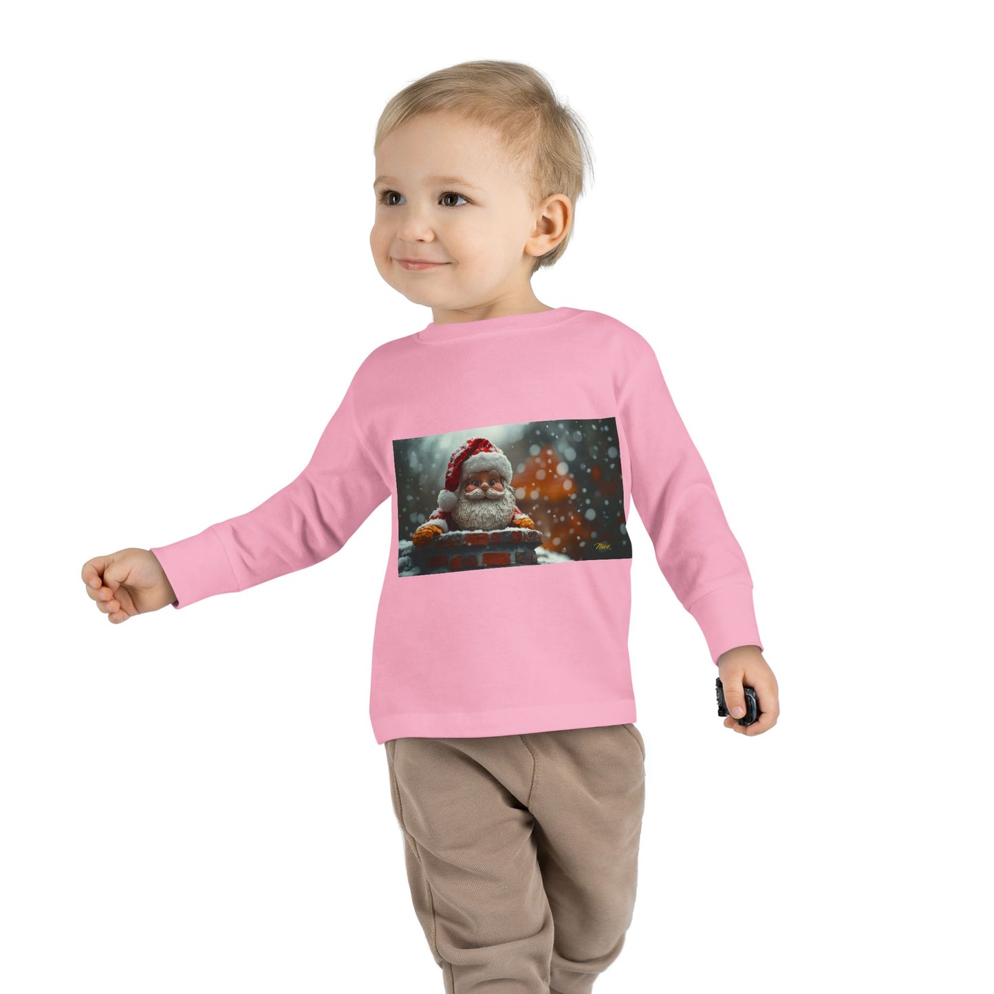 Chirstmas 2024 Series Print #6 Toddler Long Sleeve Tee