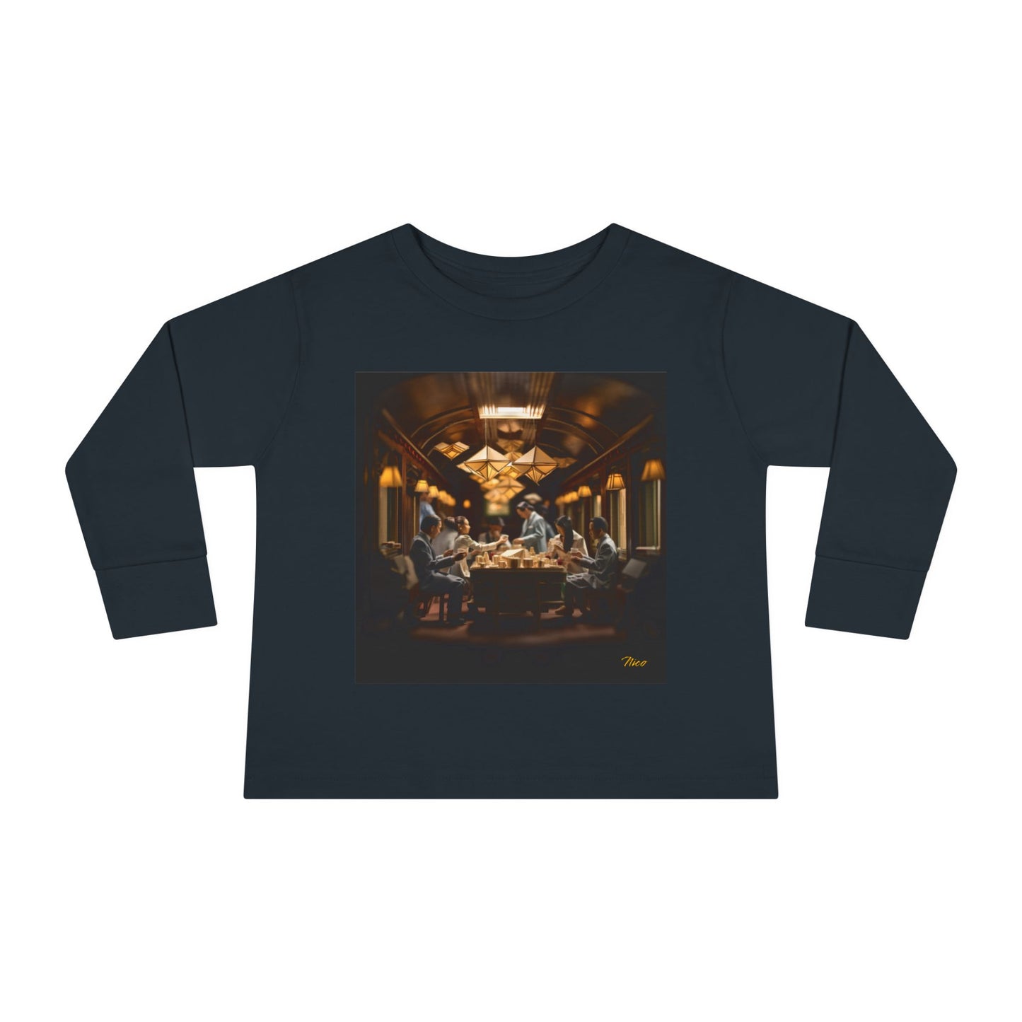 Orient Express Series Print #6 Toddler Long Sleeve Tee