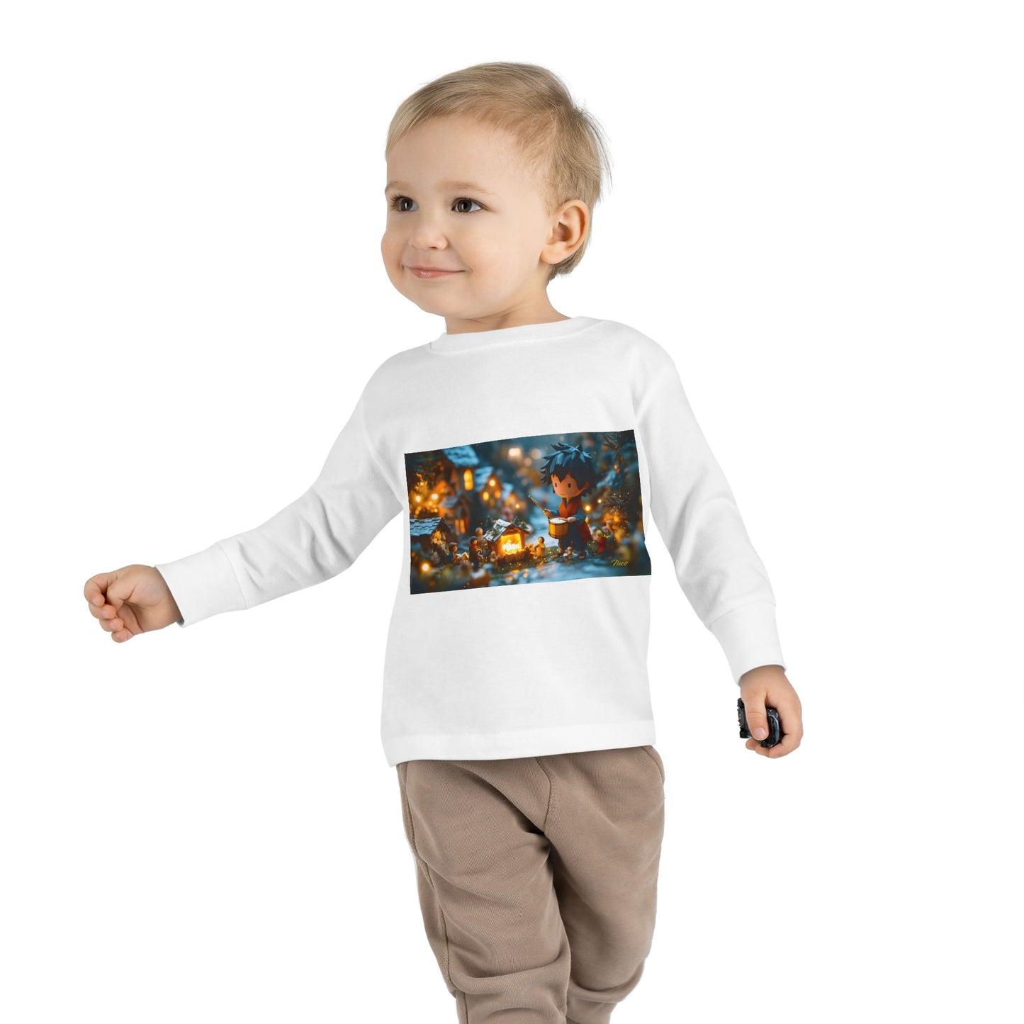 Chirstmas 2024 Series Print #8 Toddler Long Sleeve Tee