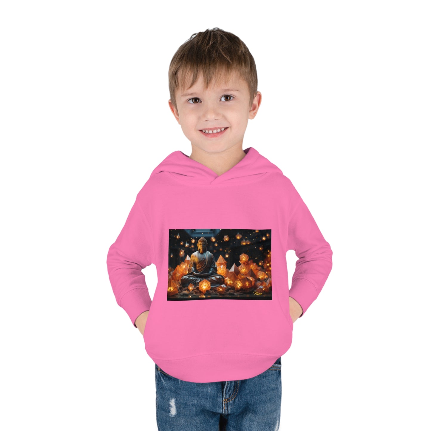 Ascending Buddah Series Print #10 Toddler Pullover Fleece Hoodie