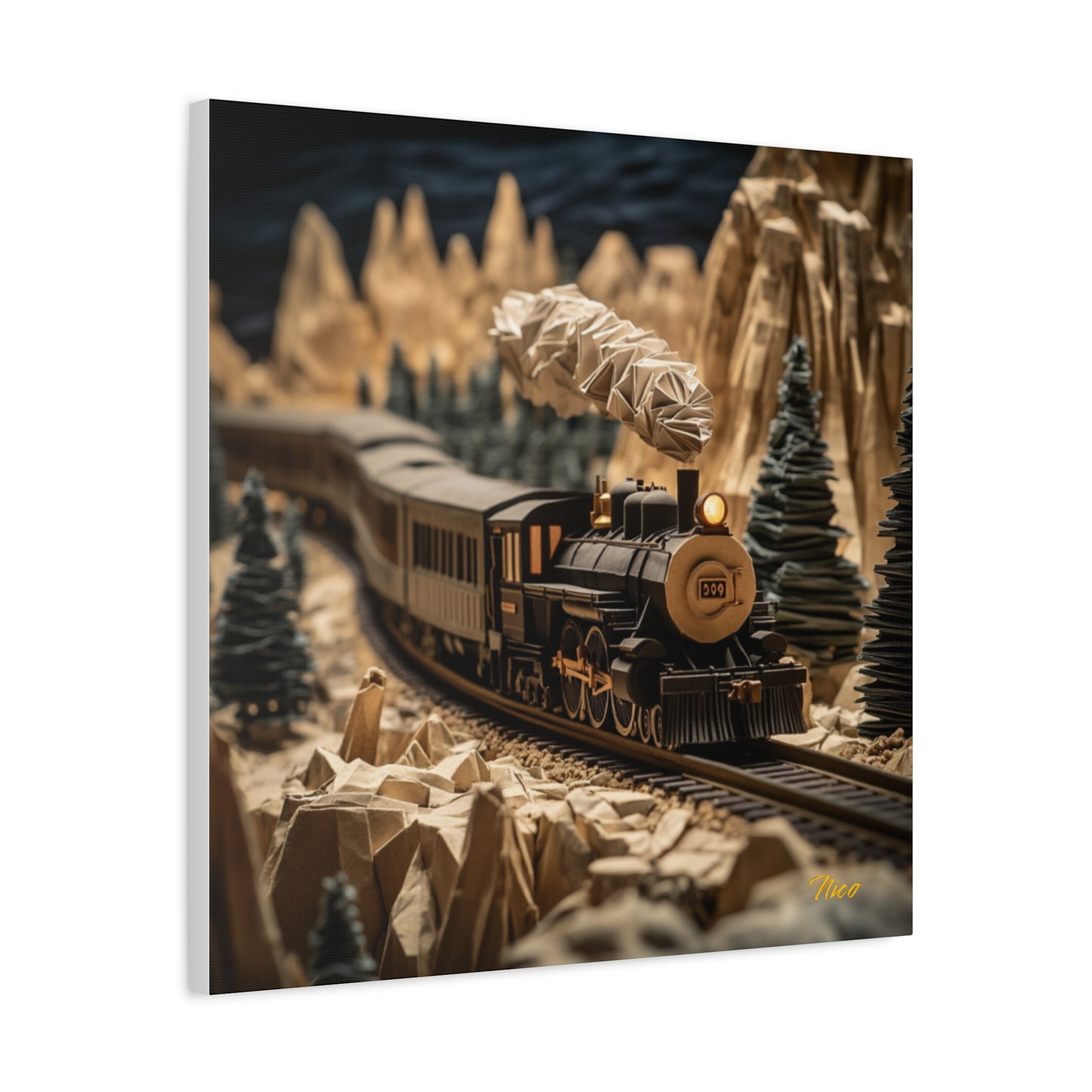 Orient Express Series Print #1 - Streched Matte Canvas Print, 1.25" Thick