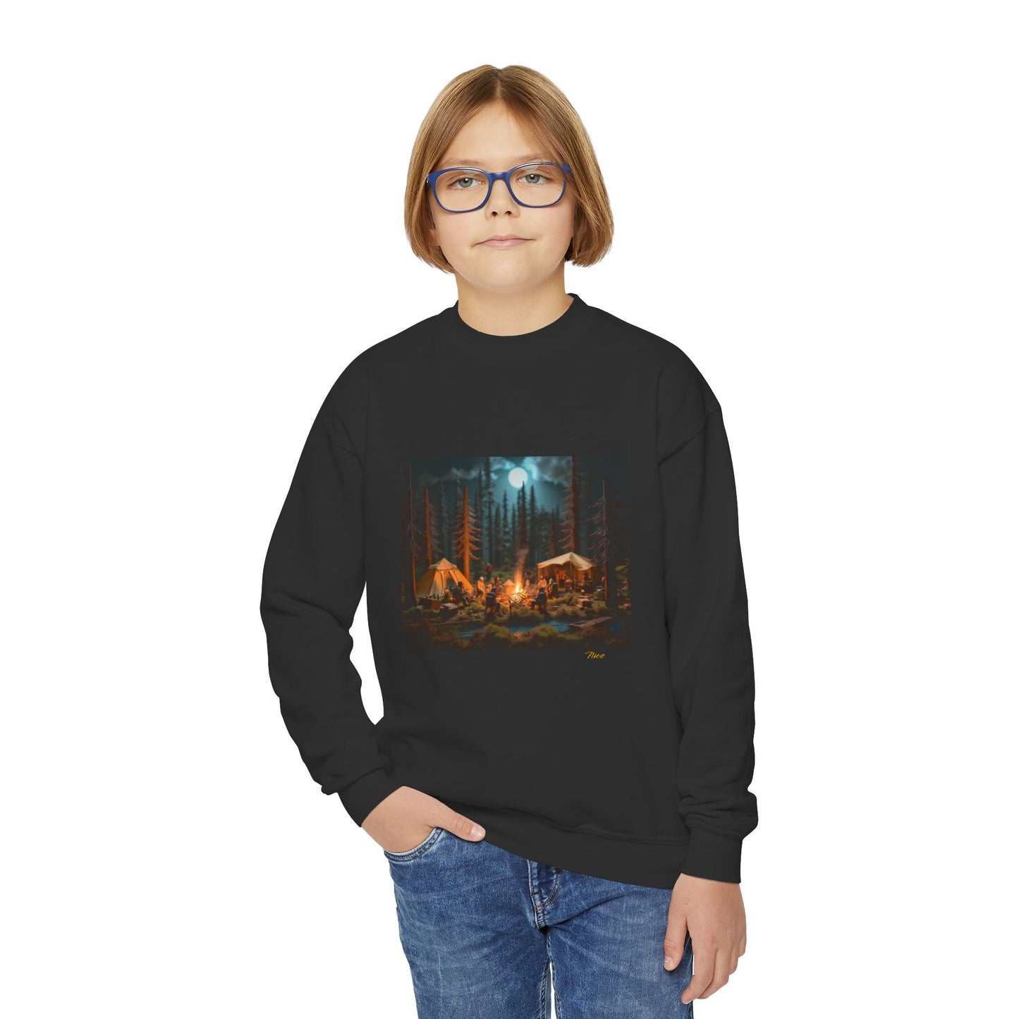 Under The Starry Skies Series Print #8 Youth Crewneck Sweatshirt