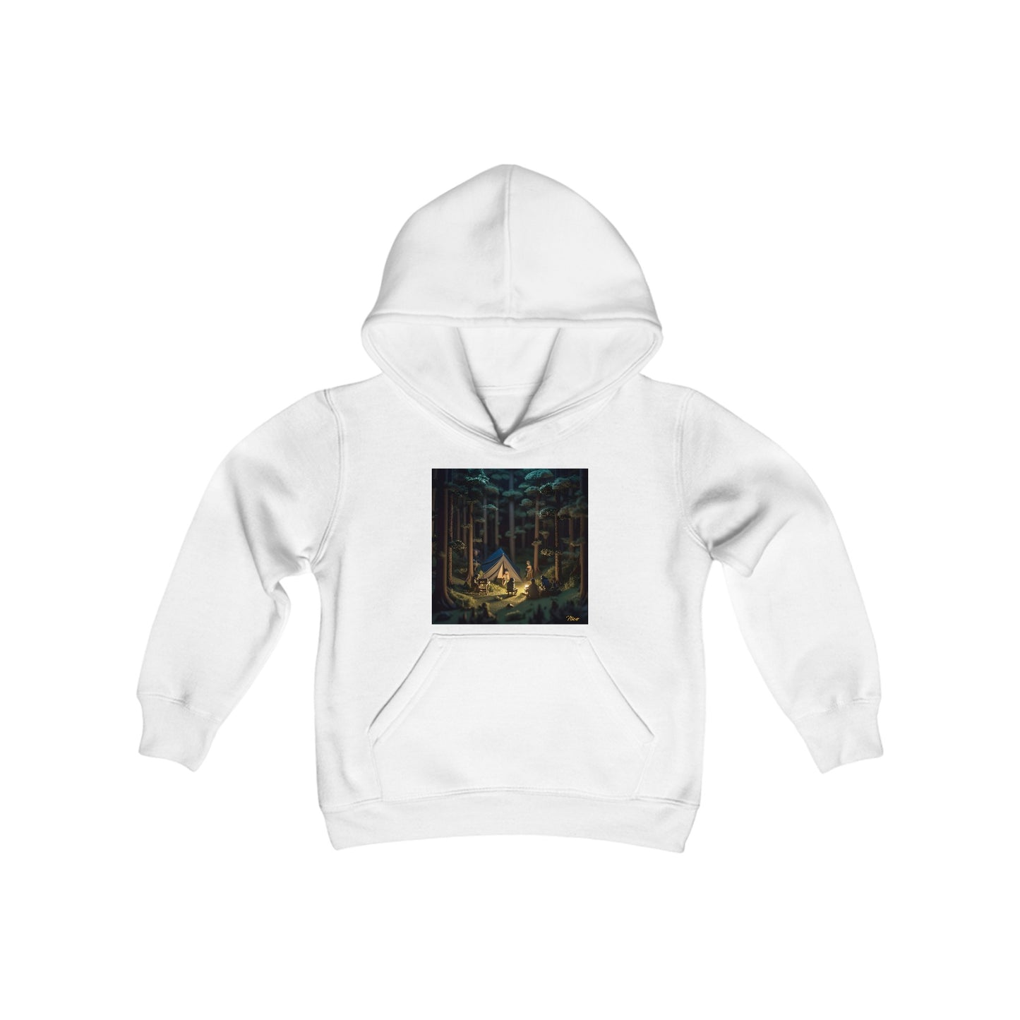 Under The Starry Skies Series Print #6 Youth Heavy Blend Hooded Sweatshirt