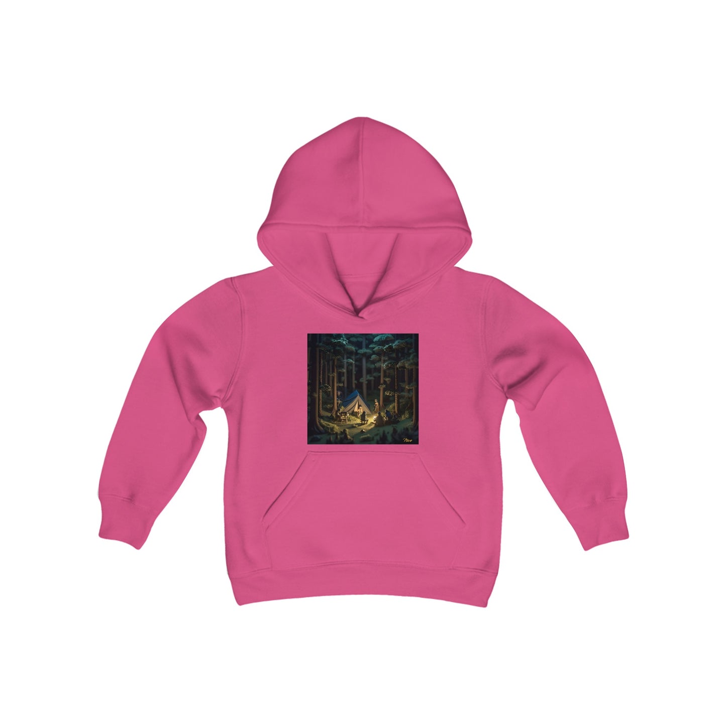 Under The Starry Skies Series Print #6 Youth Heavy Blend Hooded Sweatshirt