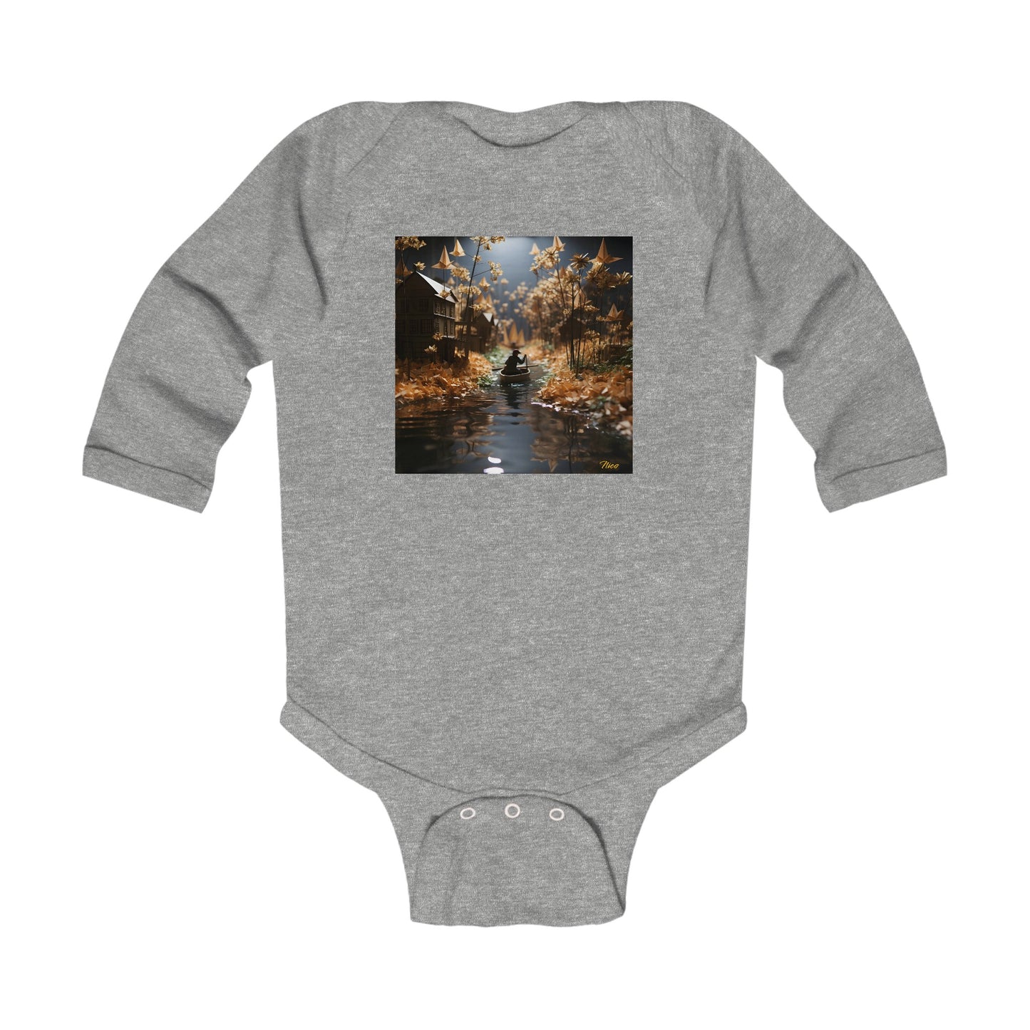 Born On A Bayou Series Print #5 Infant Long Sleeve Bodysuit