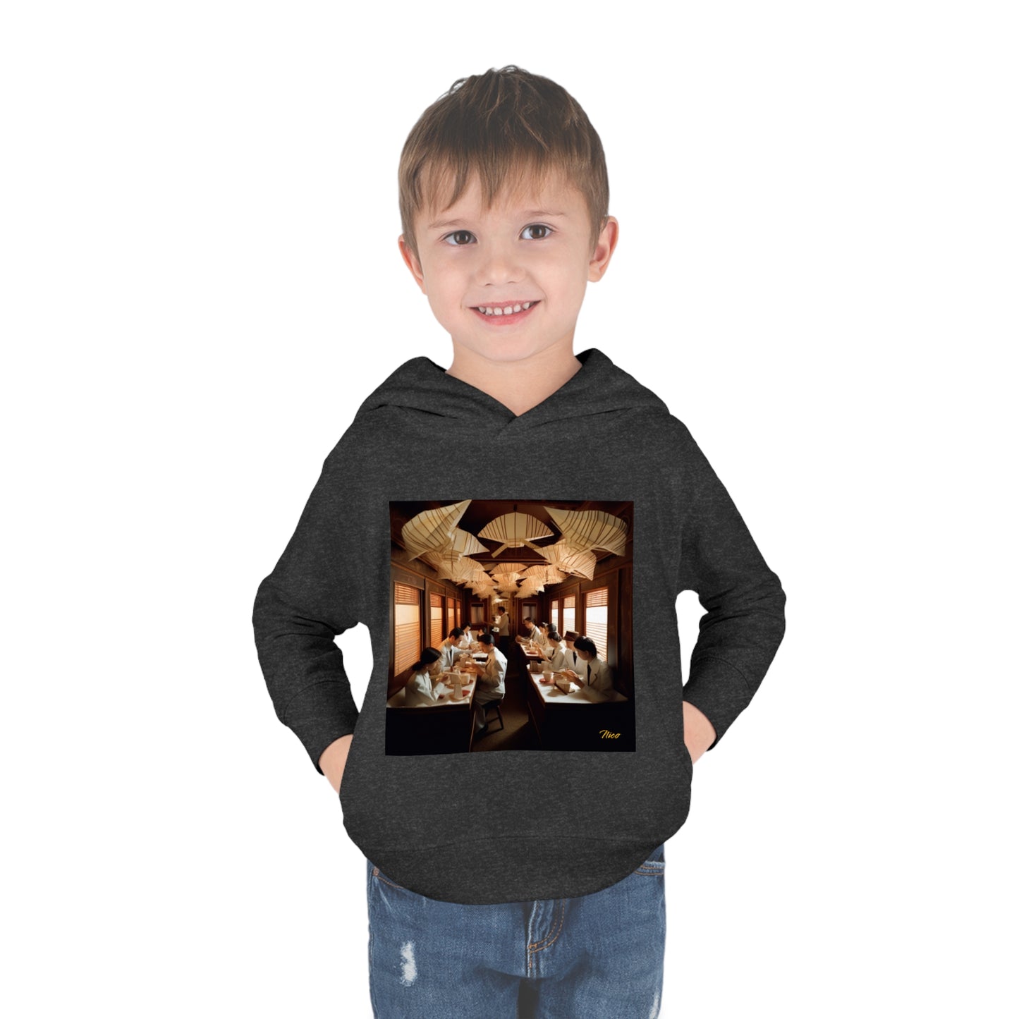 Orient Express Series Print #4 Toddler Pullover Fleece Hoodie