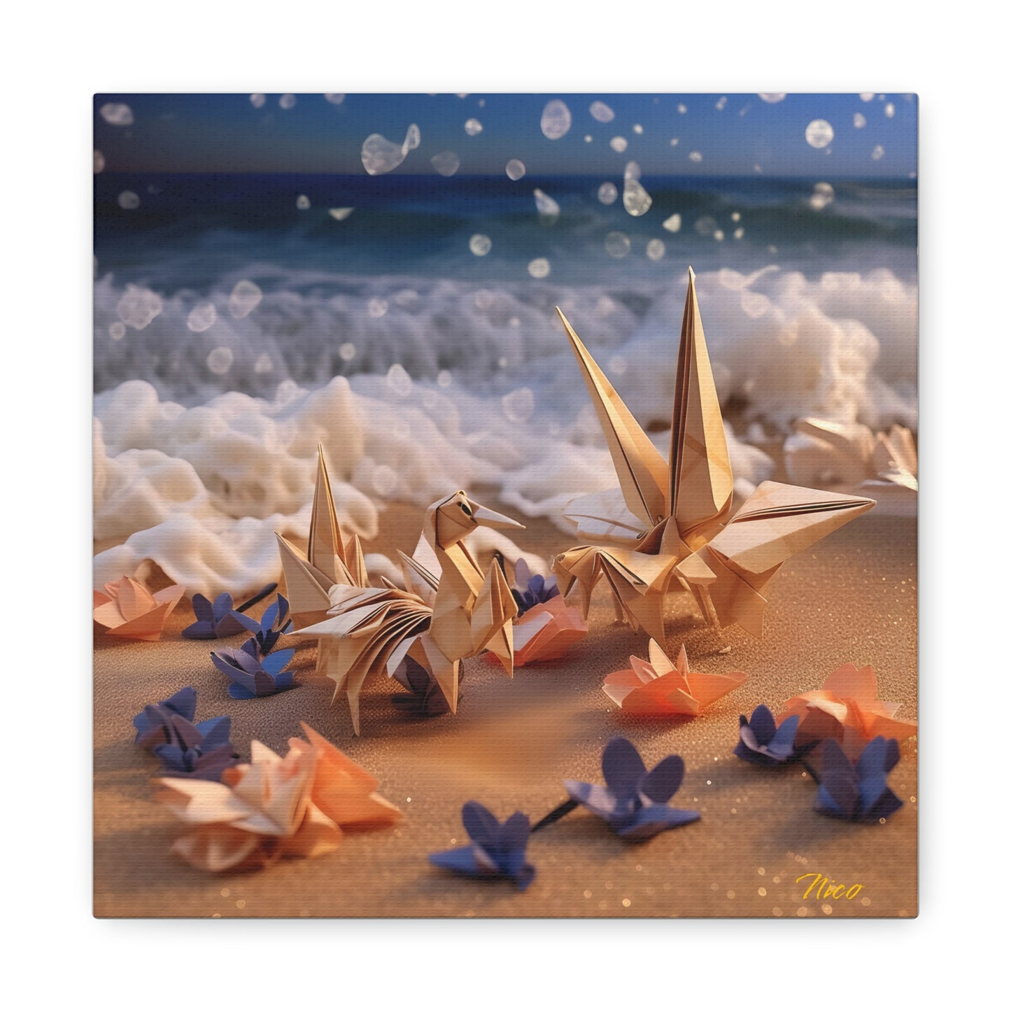 By The Seaside Series Print #10 - Streched Matte Canvas Print, 1.25" Thick